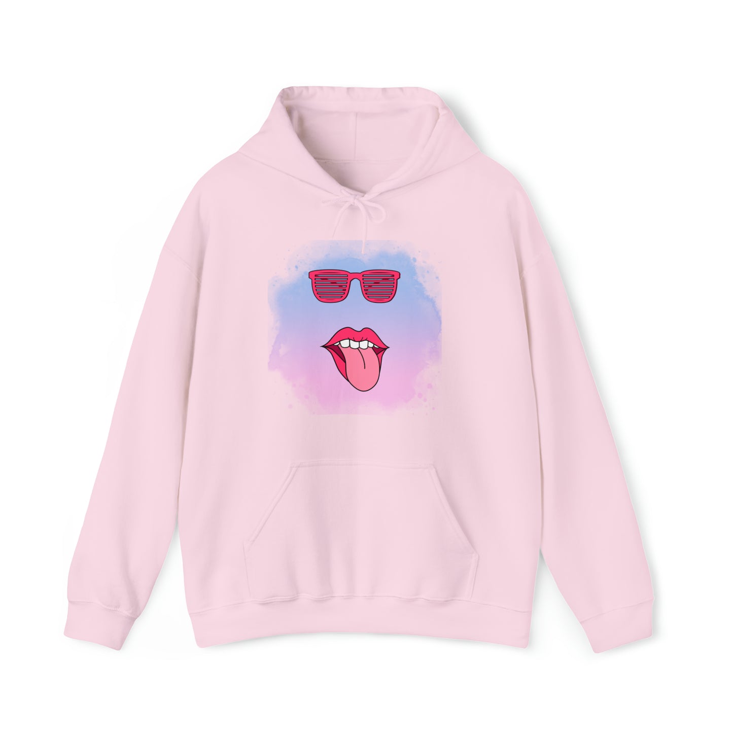 Lip Sunglasses Hoodie, Bubble Gum kiss Hoodie, Fun Summer shirt, Birthday gift for her, Galantine gift for her,best friend gift, vacation
