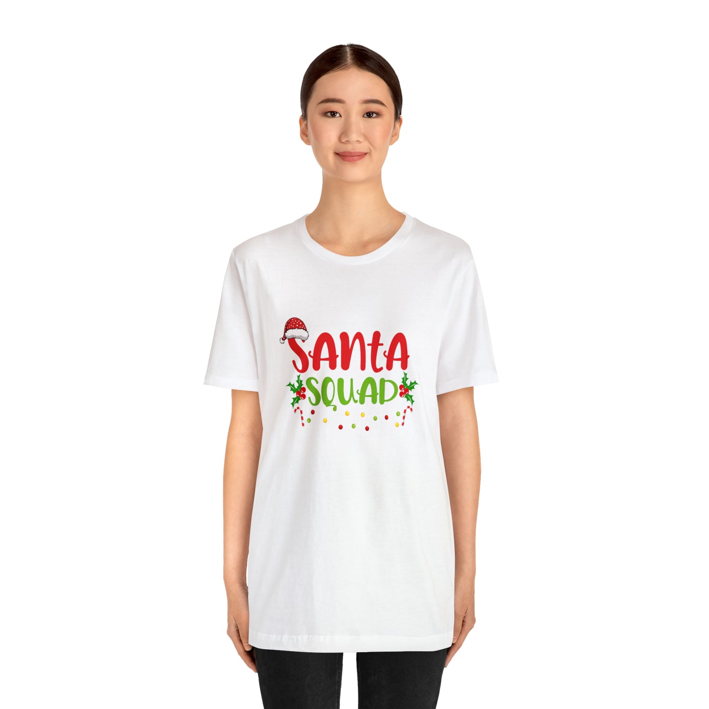 Santa's squad Matching Family Christmas Shirts Santa claus Hat family tshirts Family Christmas Shirt Xmas Tee Custom Christmas Tshirt photos