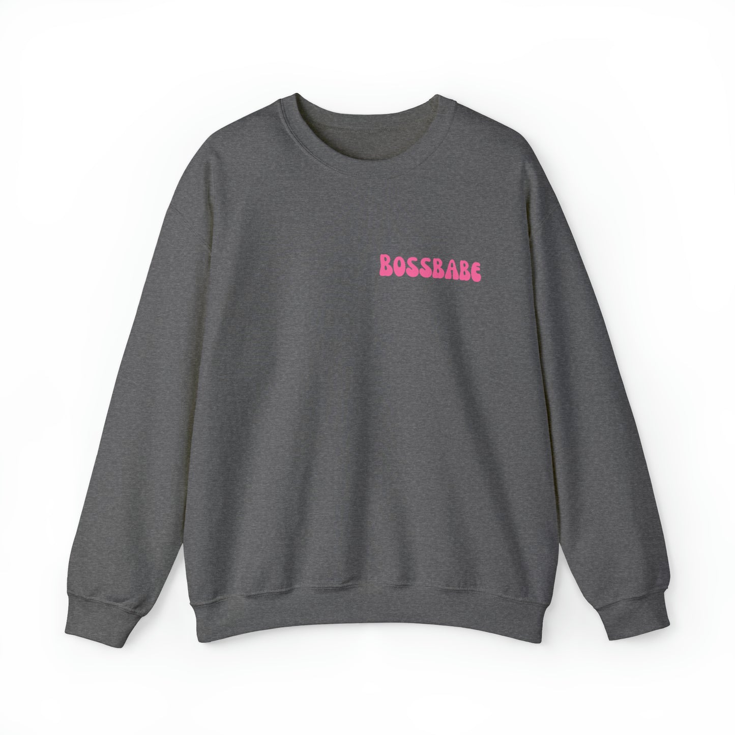 Bossbabe sweater Girlboss Sweatshirt Just a girlboss building her empire Bossbabe gift entrepreneur Unisex Heavy Blend Crewneck Sweatshirt