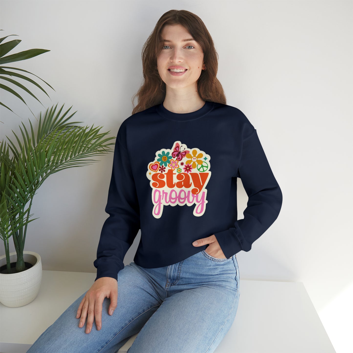 Stay Groovy sweatshirt, good vibes sweater, love inspire sweatshirt mode sweater, Homeschooling sweatshirt mom shirt, shirt unisex gift