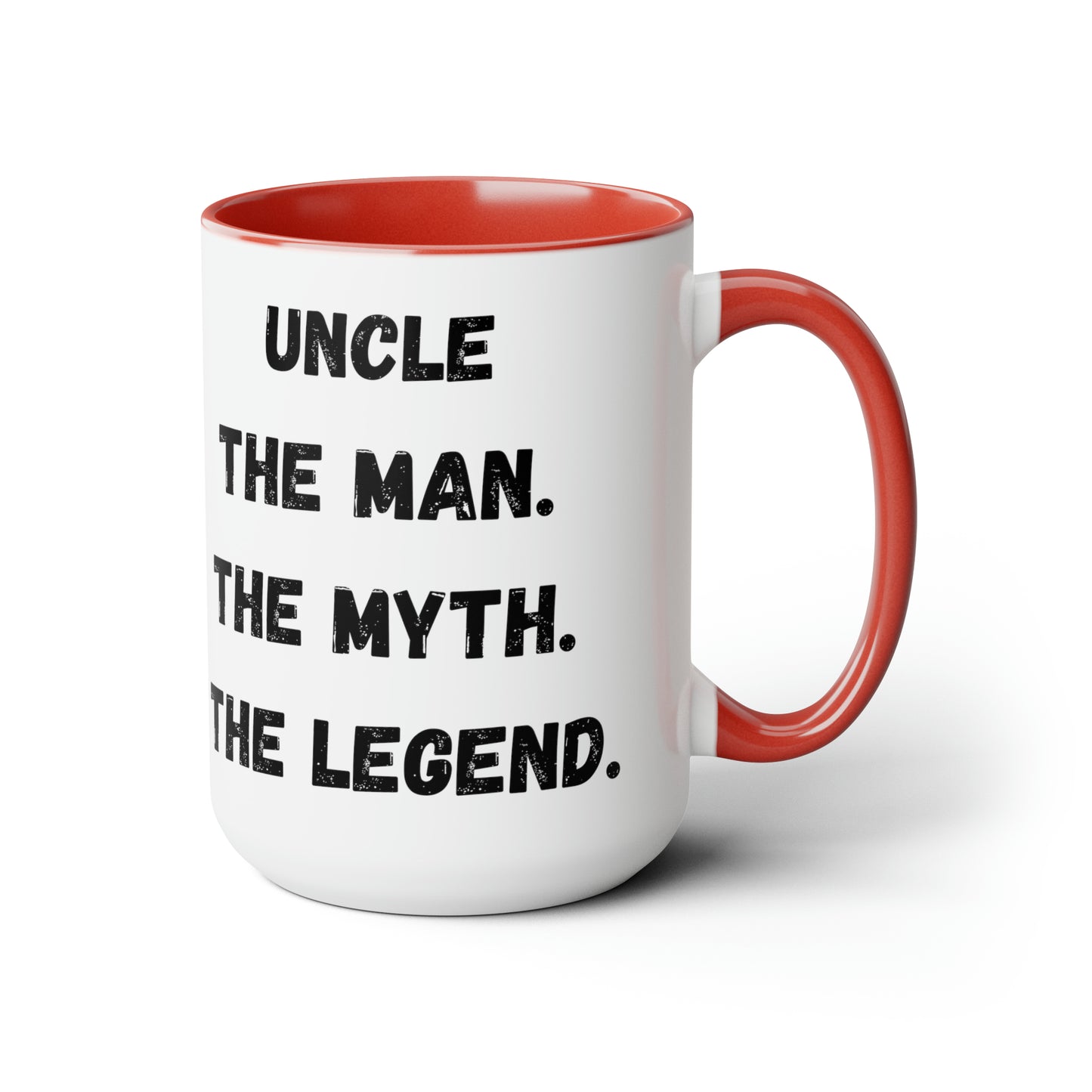 Uncle the man mug the myth the legend mug Daddy mug love you dad sister gift Coffee Mug pregnancy reveal gift heart mug gift for him Coffee
