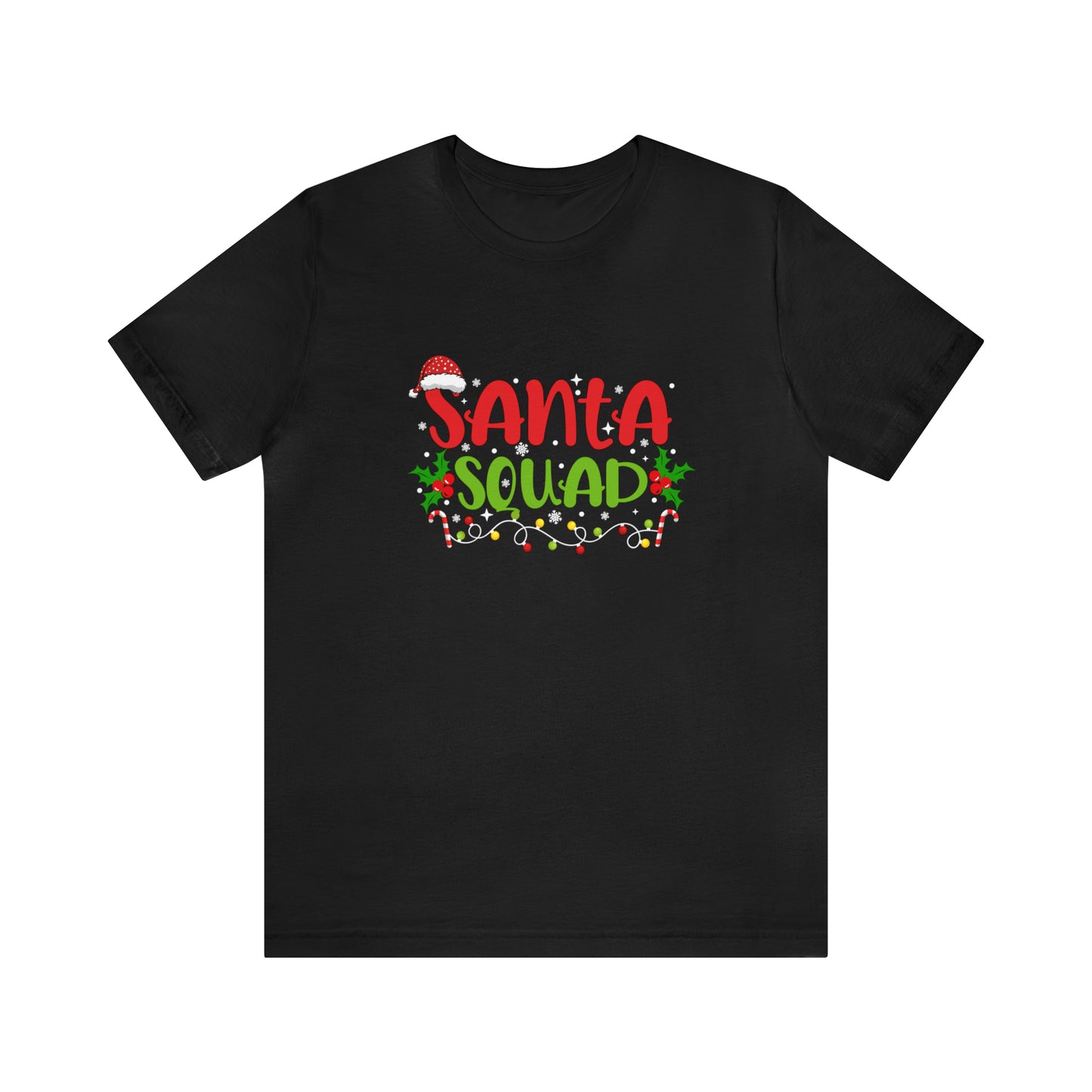 Santa's squad Matching Family Christmas Shirts Santa claus Hat family tshirts Family Christmas Shirt Xmas Tee Custom Christmas Tshirt photos