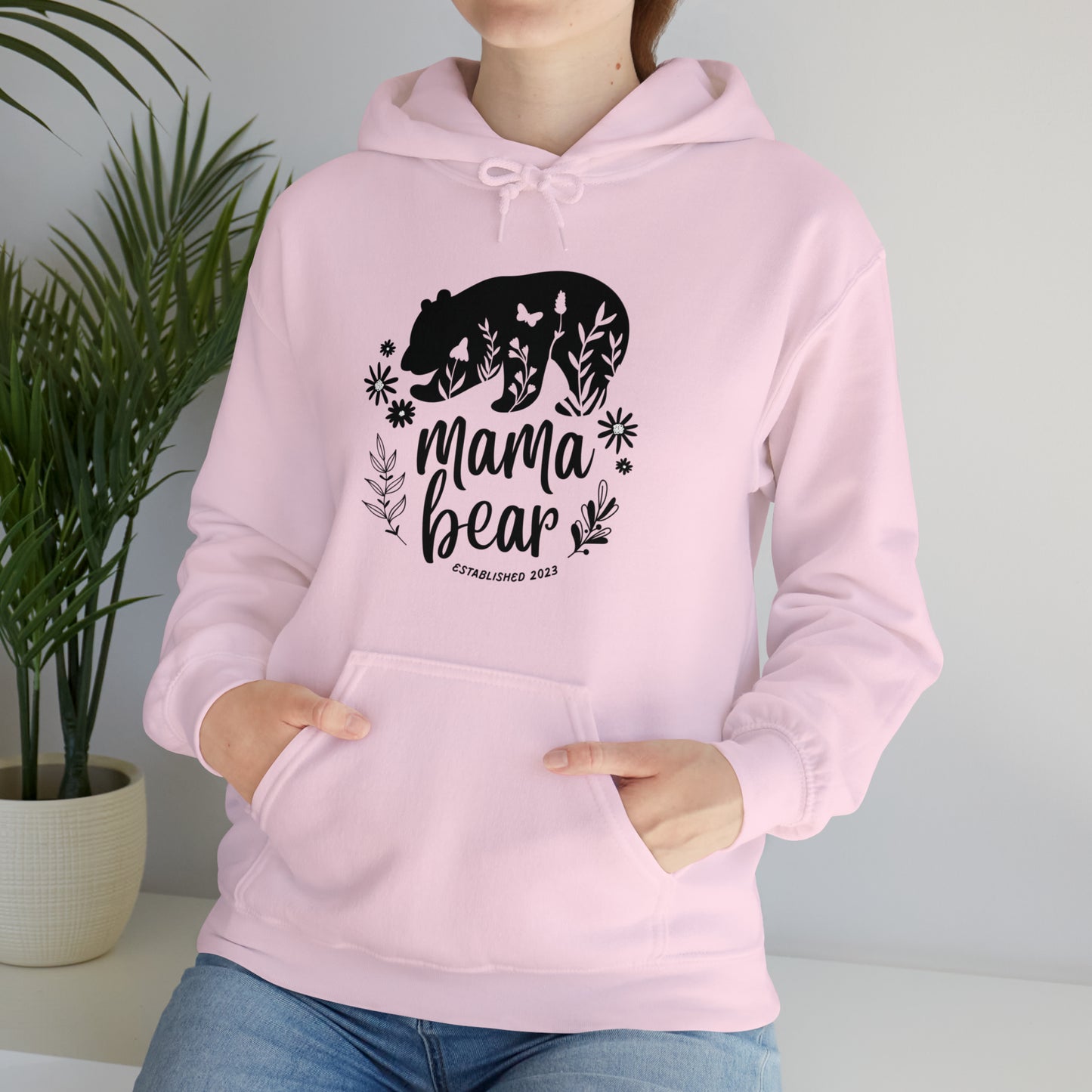 Mama Bear Hoodie, personalized Gift for Mom, mama Hoodie, gift for Mom clothes, gym shirt, Birthday gift for her,Galantine gift for her