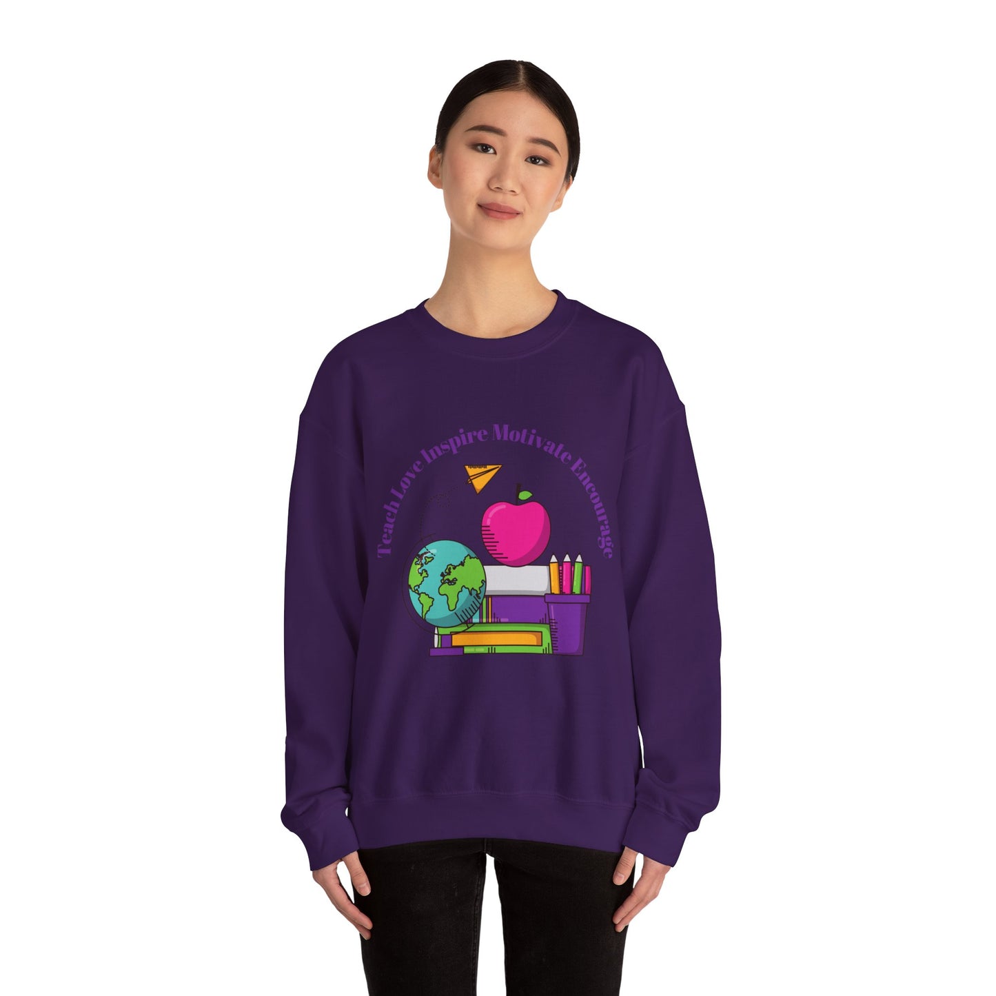 Teacher love motivate sweater gift for her teacher sweater custom sweater funny Valentine's sweater gift for him professor gift birthday