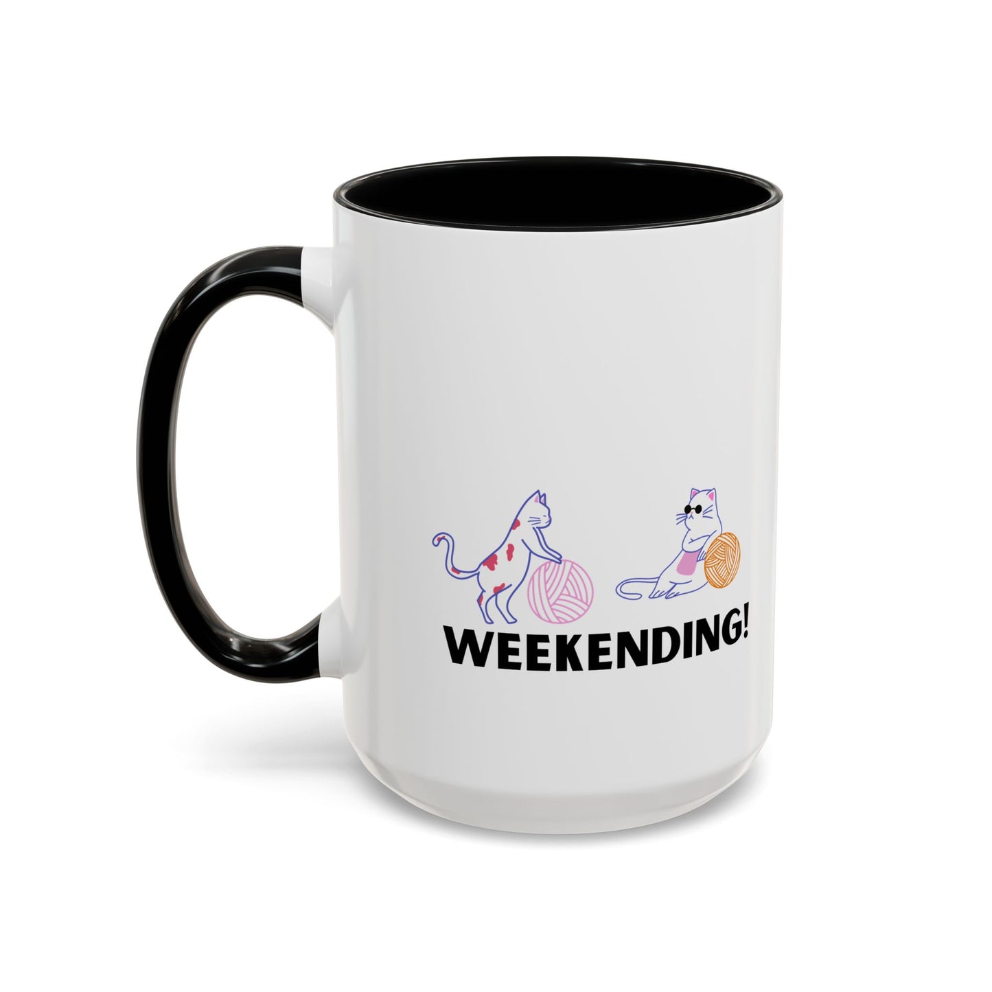 Crochet weekending mug coffee lover weekending vibes mug Coffee Mug swift Funny Coffee Cup Cat Lady Gift Cat Lover Gift Cat Mom christmas