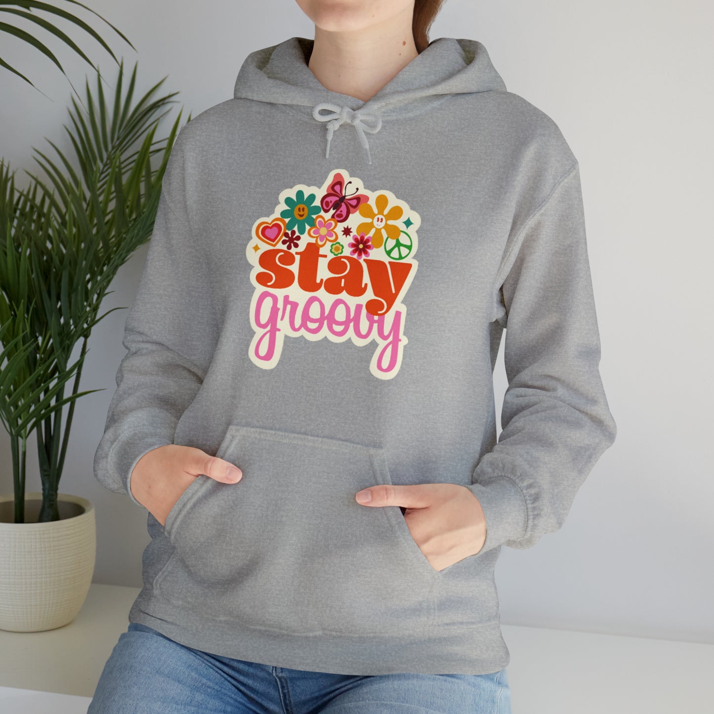 Stay Groovy Hoodie, Hippie Hoodie, good vibes hoodie, Fun Summer shirt, Birthday gift for her, Galantine gift for her,best friend gift, vac