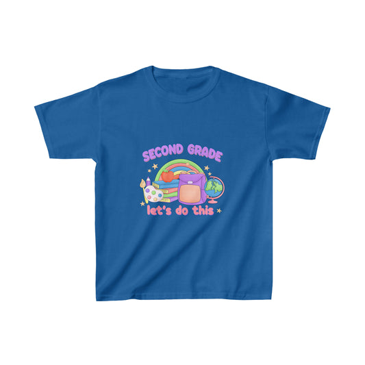 Second grade shirt rolling into 2nd grade Kids Heavy Cotton™ Tee