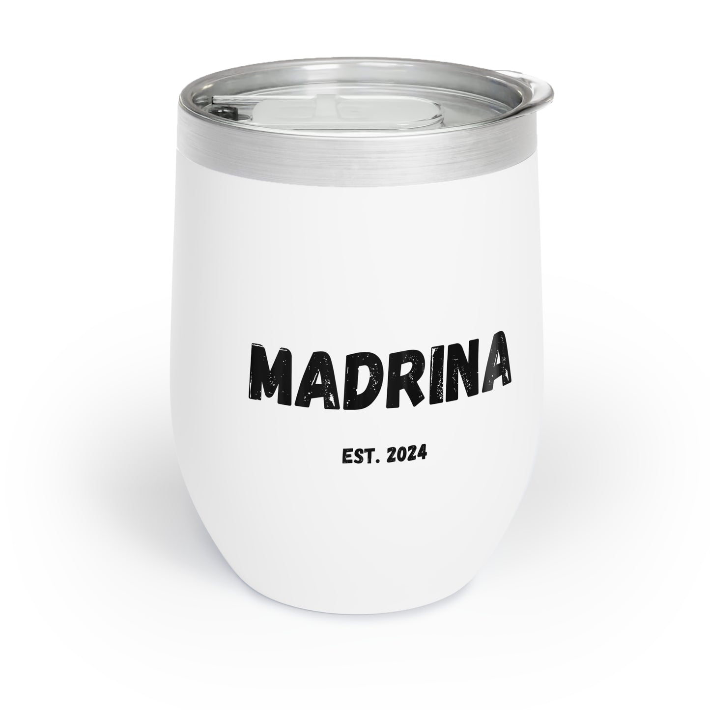 Madrina est 2024 tumbler gift for godmother new godmom gift Chill Wine Tumbler Godmother proposal gift