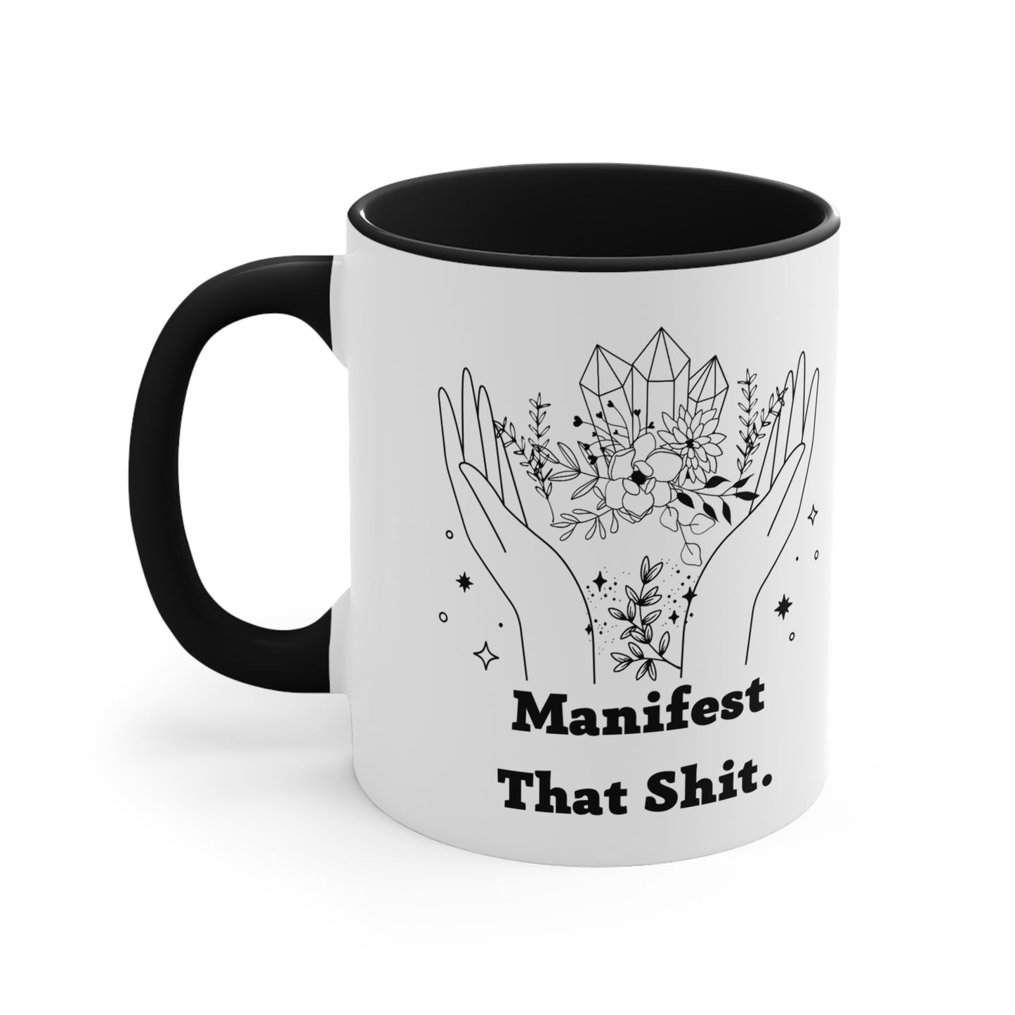 Manifest that shit mug spiritual motivational gift birthday gift custom mug gift for best friend coffee tea gift for her gift for him 11oz