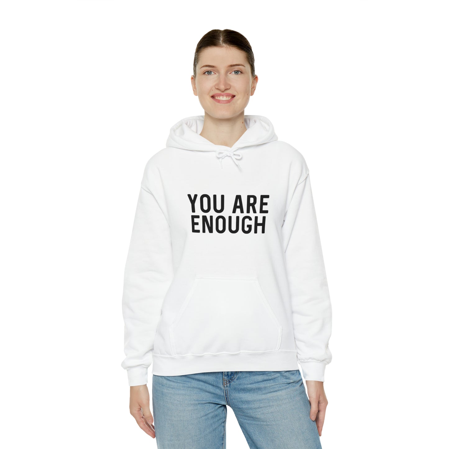 You are enough hoodie motivational sweater yogawear best friend gift mental health gift Teach hoodie, Teacher mode Hoodie Christmas Sweater,