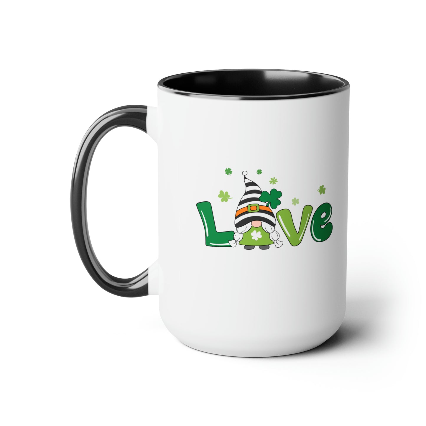 Gnome love mug Irish Love mug st Patrick's Day mug Valentines Day gift for her Coffee gift for him gift for her Mug wife Coffee tea 15oz