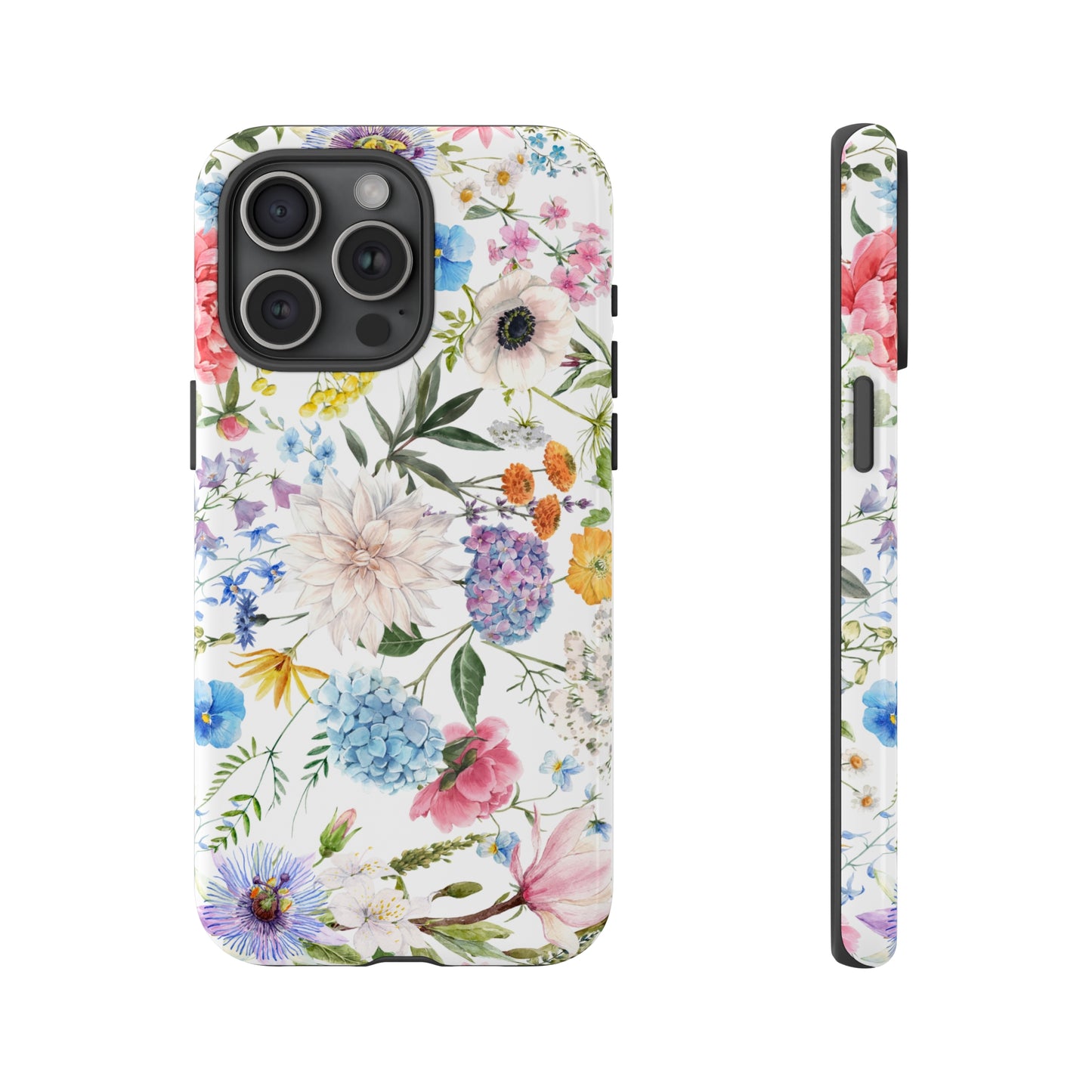 Floral phone case mother's day gift best friend gift for her gift for him flower cell phone cases Tough Cases