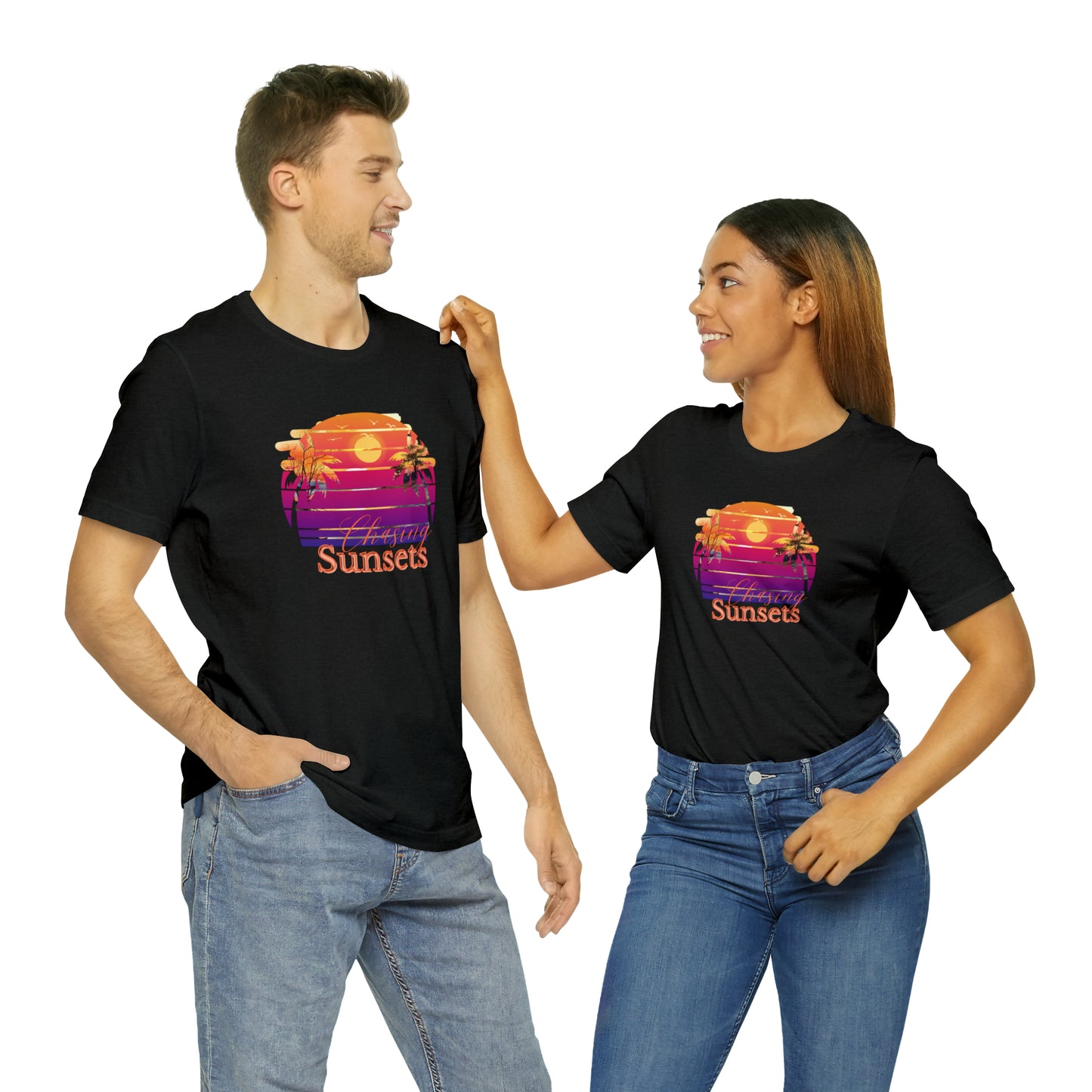 Chasing Sunsets shirt Life is an Adventure shirt Good vibes only shirt Adventurer shirt gift for her gift for him vacation shirt best friend