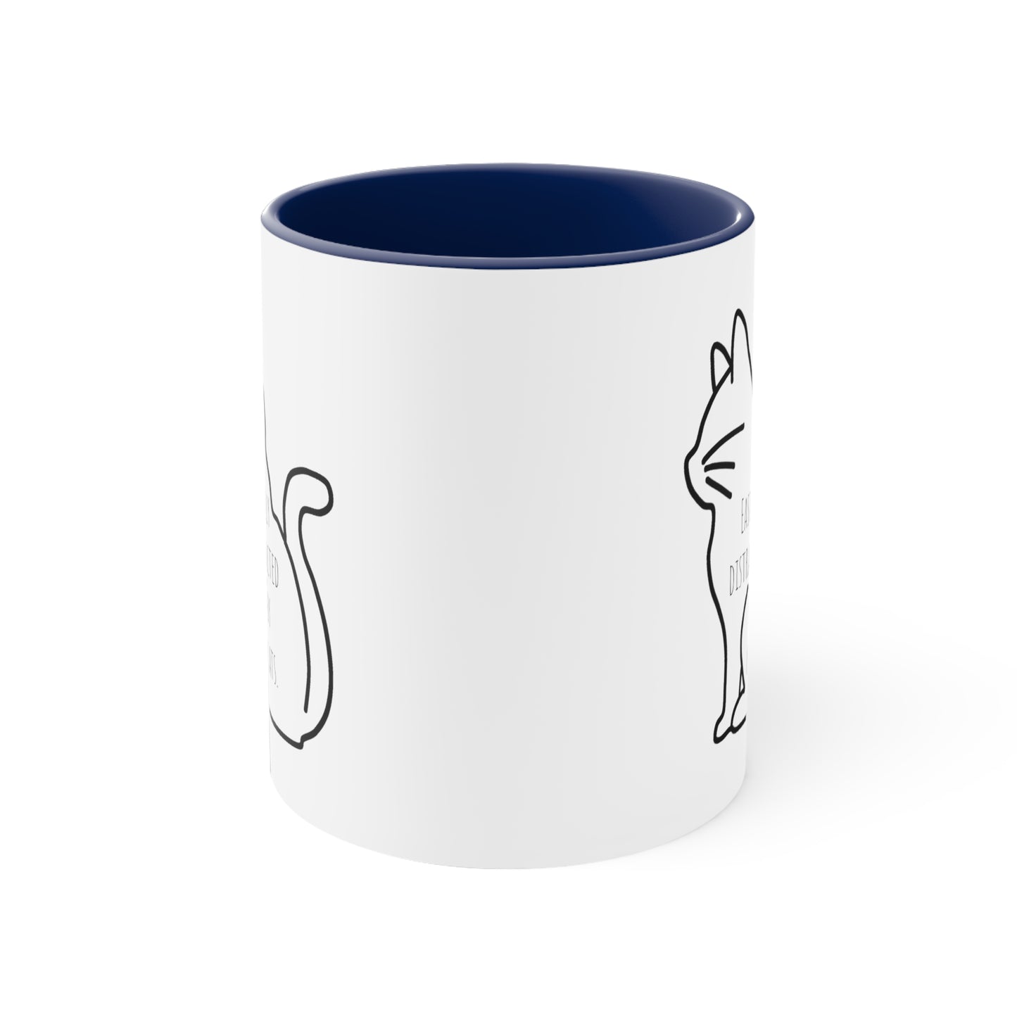 Easily distracted by cats mug 11oz gift Christmas gift for her gift favorite aunt gift coffee lover gift tea gift for her coffee Mug 11oz