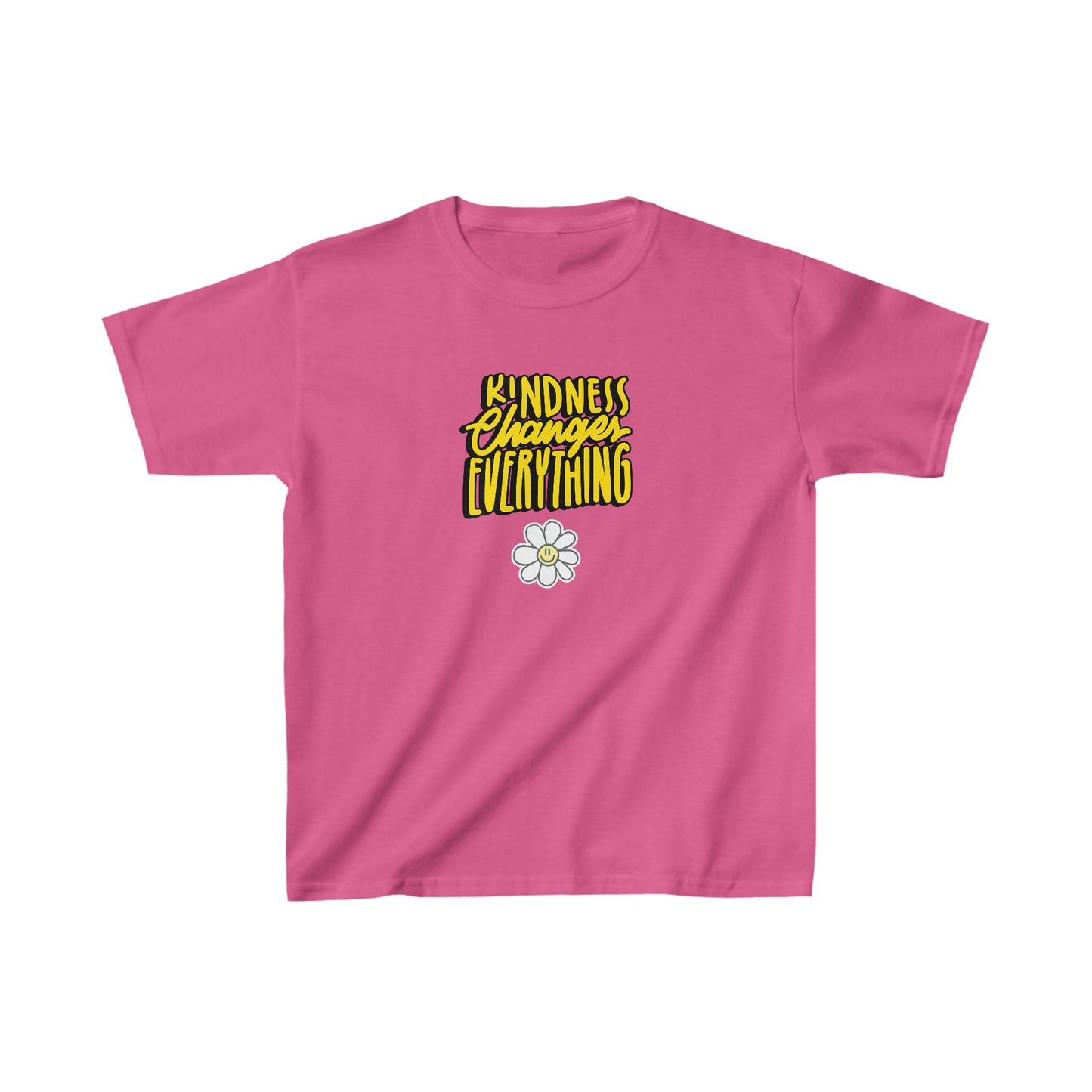Kindness changes everything shirt kids shirl birthday girl birthday shirt kid wavy birthday party shirt Christmas shirt Rainbow cloud kid shirt birthday shirts