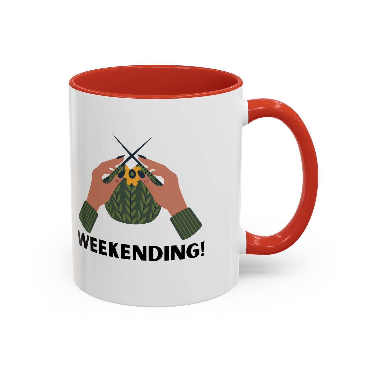 Knitting weekending mug coffee lover weekending vibes mug Coffee Mug swift Funny Coffee Cup Cat Lady Gift Cat Lover Gift Cat Mom christmas