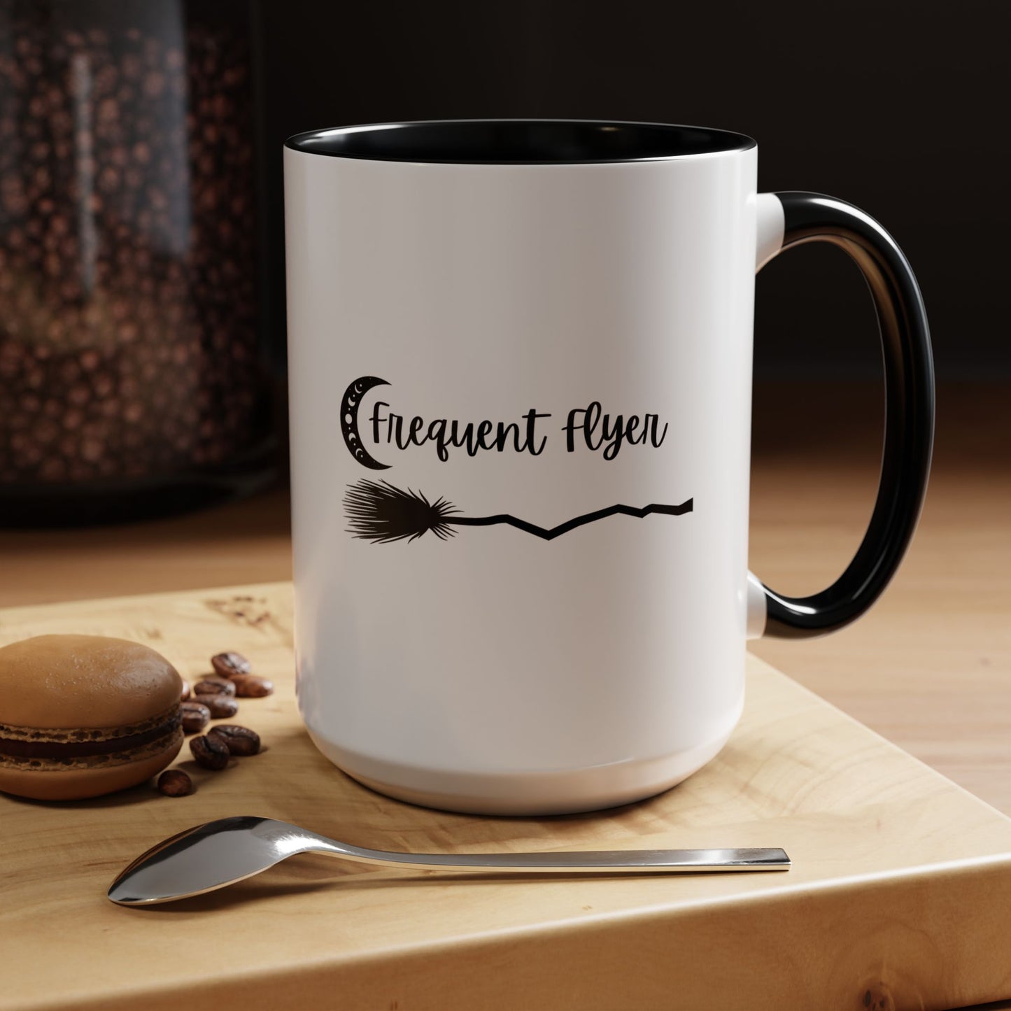 Witches mug Frequent flyer mug wizards broom mug Witchy Halloween mug cauldron ghost wicked mug bestie gift Coworker Gift Boss Christmas