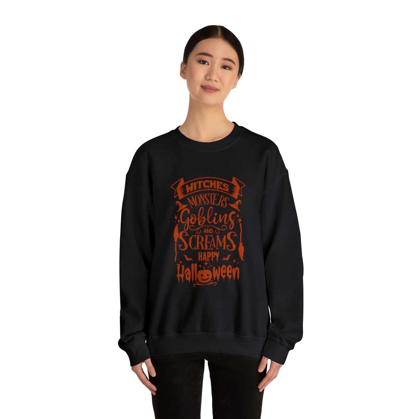 Witches Monsters Halloween Sweatshirt Ghostface Shirt Funny Halloween Horror Shirt Halloween Women's Sweatshirt Funny Halloween Tee Unisex
