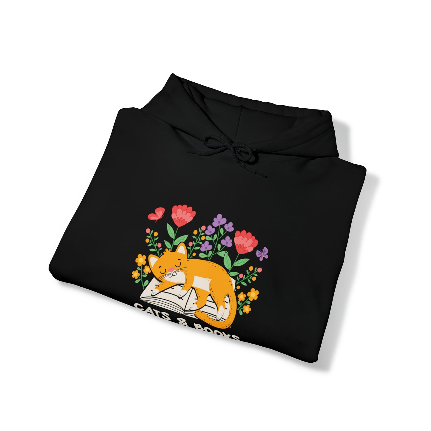 Cat Mom Shirt Cat Lover Tee Cute Book Cat Shirt Floral Book Shirt Book Lover Sweatshirt Reader Bookish Tee Cat Themed Gift For Women for men