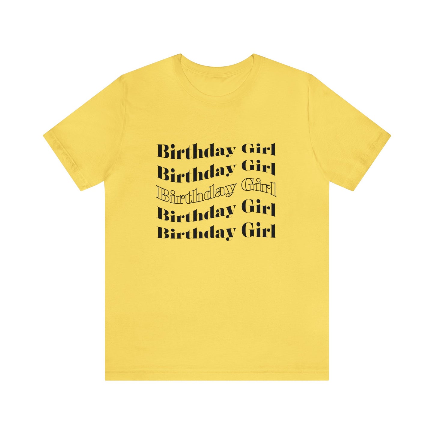 Birthday girl shirt gift for her best friend gift wavy shirt birthday party attire month funny T-shirt birthday gift Christmas gift for him