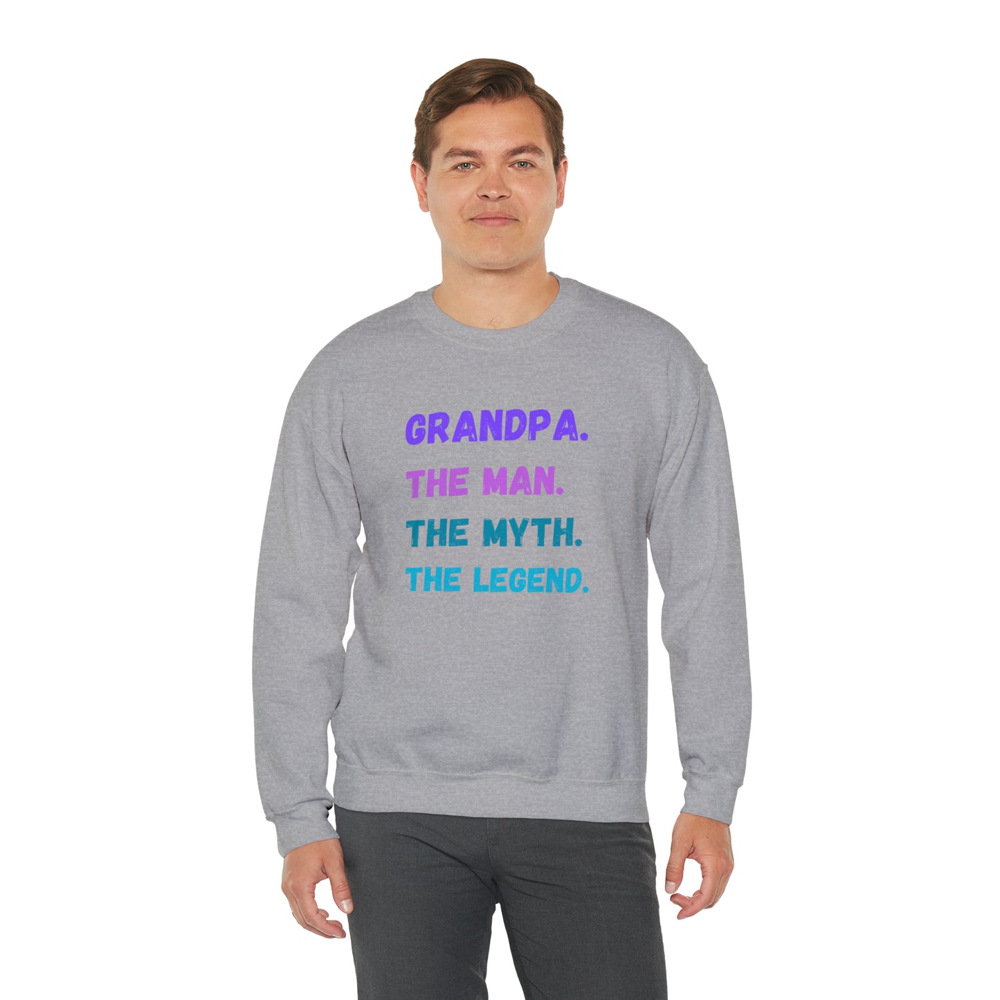 Grandpa the man the myth the legend sweatshirt gift for Dad and me shirts Father's day gifts best friend sweater Christmas gift for dad