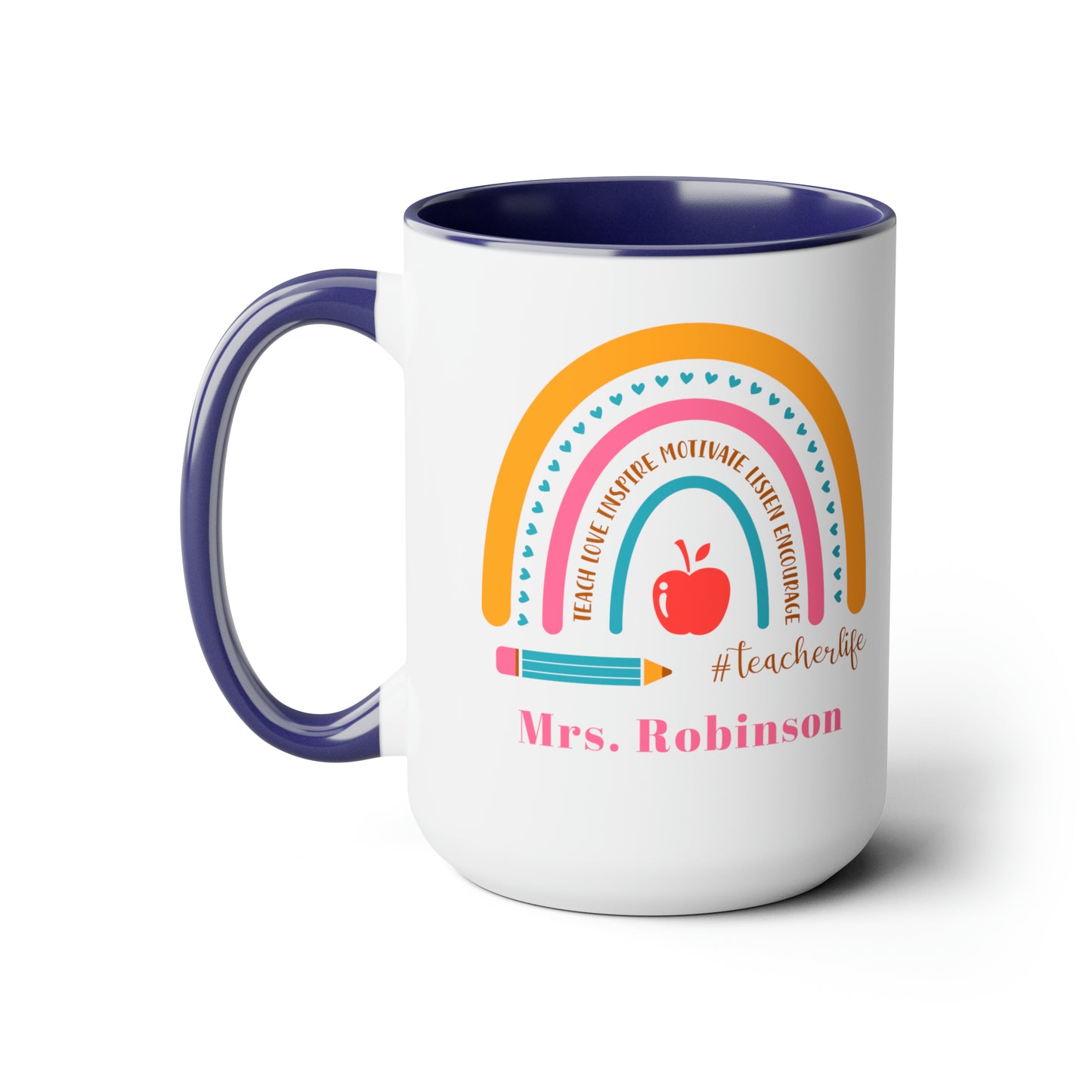 Personalized name mug custom teacher gift teacher appreciation vibes  lady mug Supervisor mug Coffee Mug gift for her Mug wife Coffee Mug