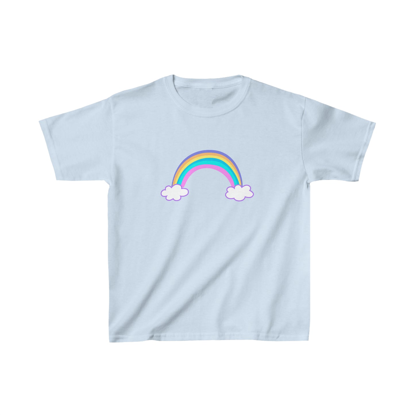 Rainbow kids shirl birthday girl birthday shirt kid wavy birthday party shirt Christmas shirt Rainbow cloud kid shirt birthday shirts