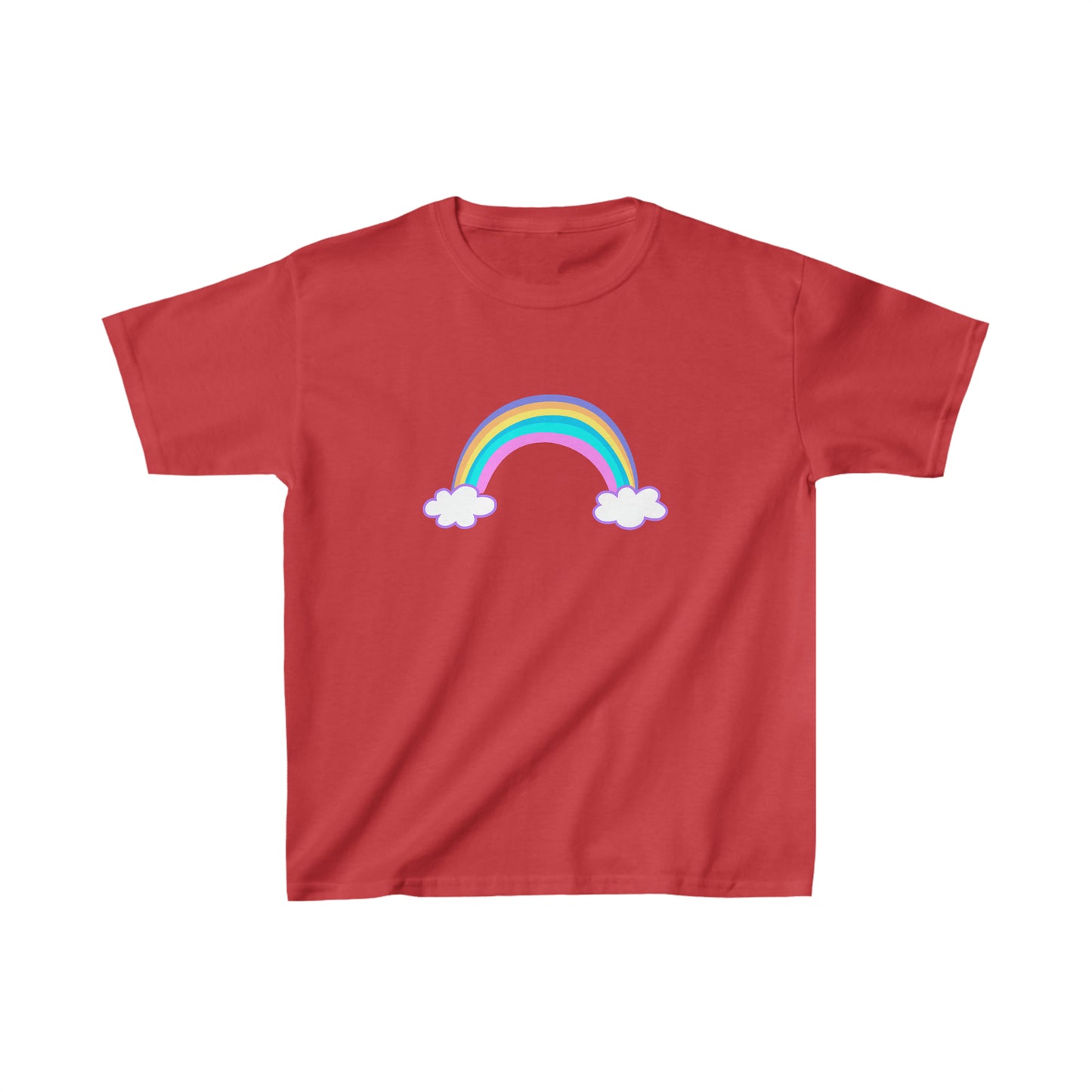 Rainbow kids shirl birthday girl birthday shirt kid wavy birthday party shirt Christmas shirt Rainbow cloud kid shirt birthday shirts
