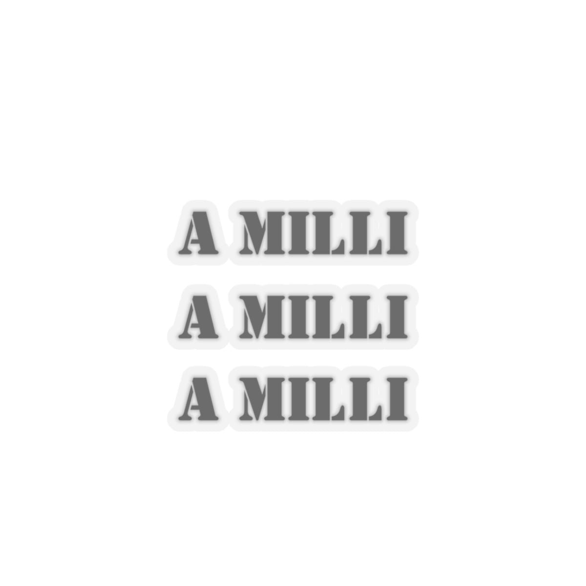 A Milli A Milli sticker entrepreneurship sticker Motivating sticker loved gift for her vday gift for him girlboss gift Ceo gift for him