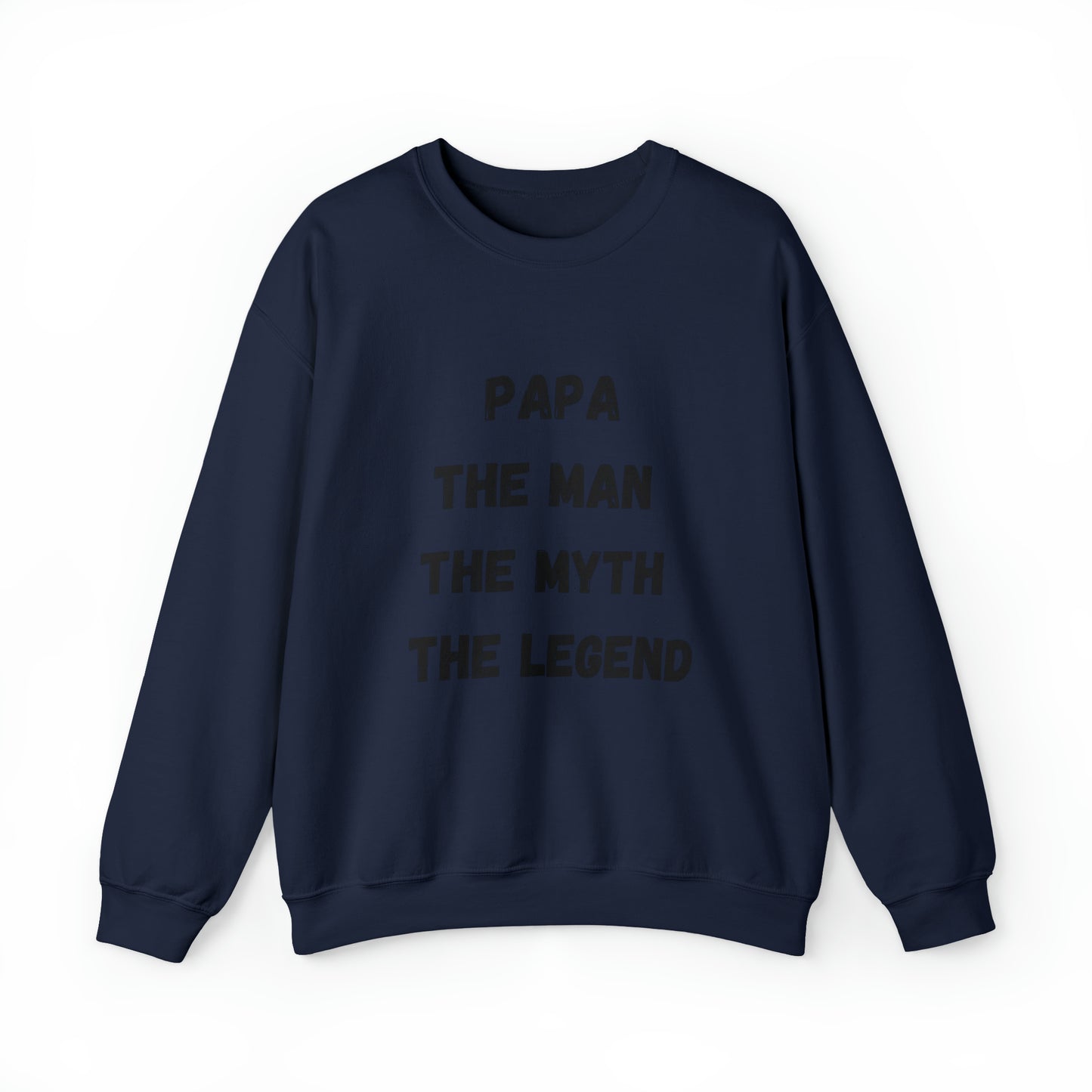 Papa the man the myth the legend Sweatshirt, Gift for Dad sweater father'sday tshirt, Daddy and me Christmas gift, best friend