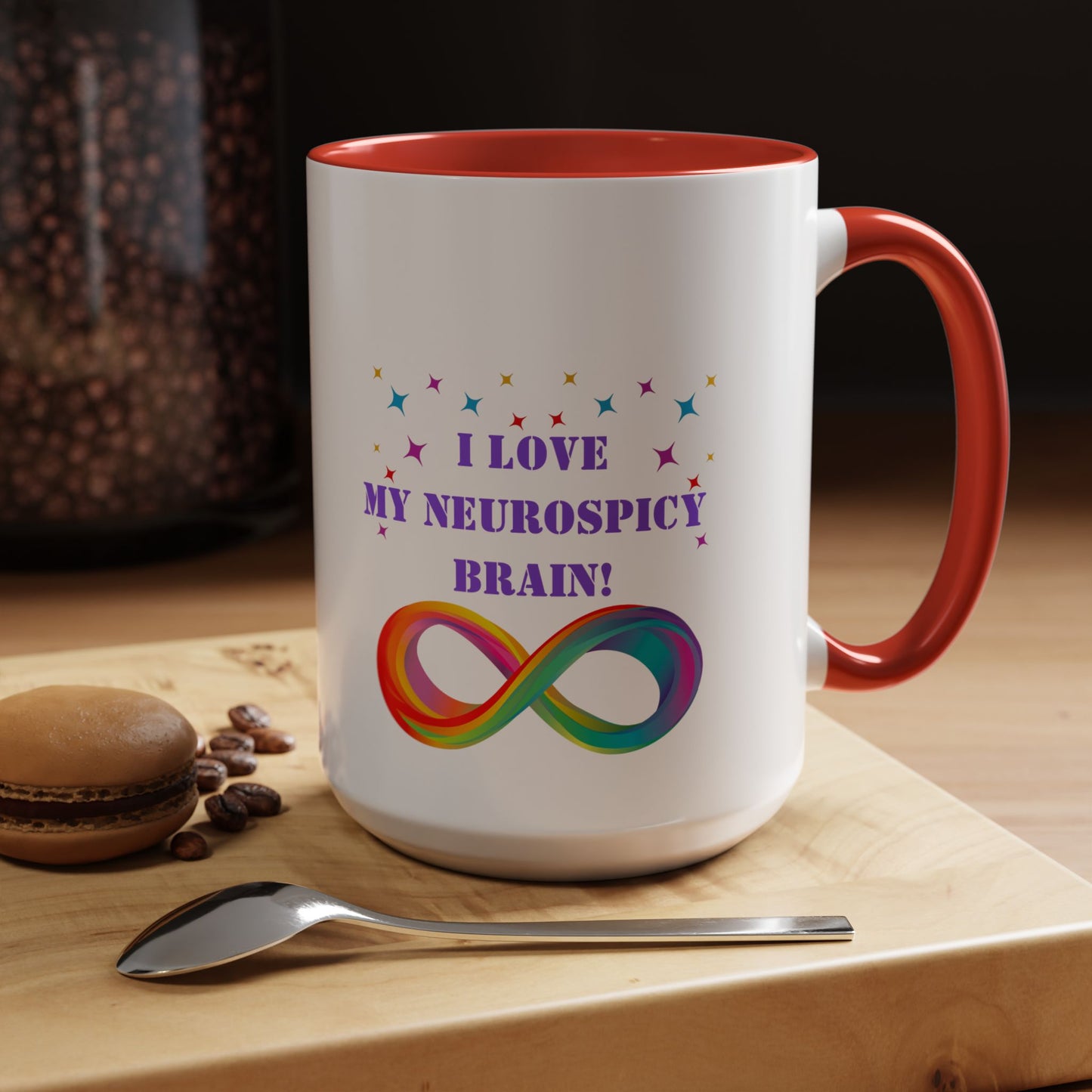 Neurospicy mug Morning affirmation mug I love my neurospicy mug  NeuroDivergent mug spectrum gift Christmas gift for her gift for him bestie