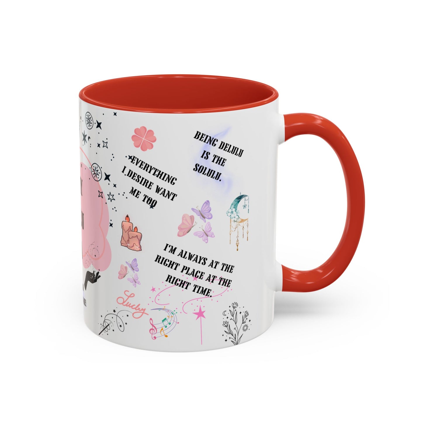 Morning affirmations mug In my delulu era mug witchy Christmas gift for her gift for him bestie mug Witches mug wicked mug Gift Mug coffee