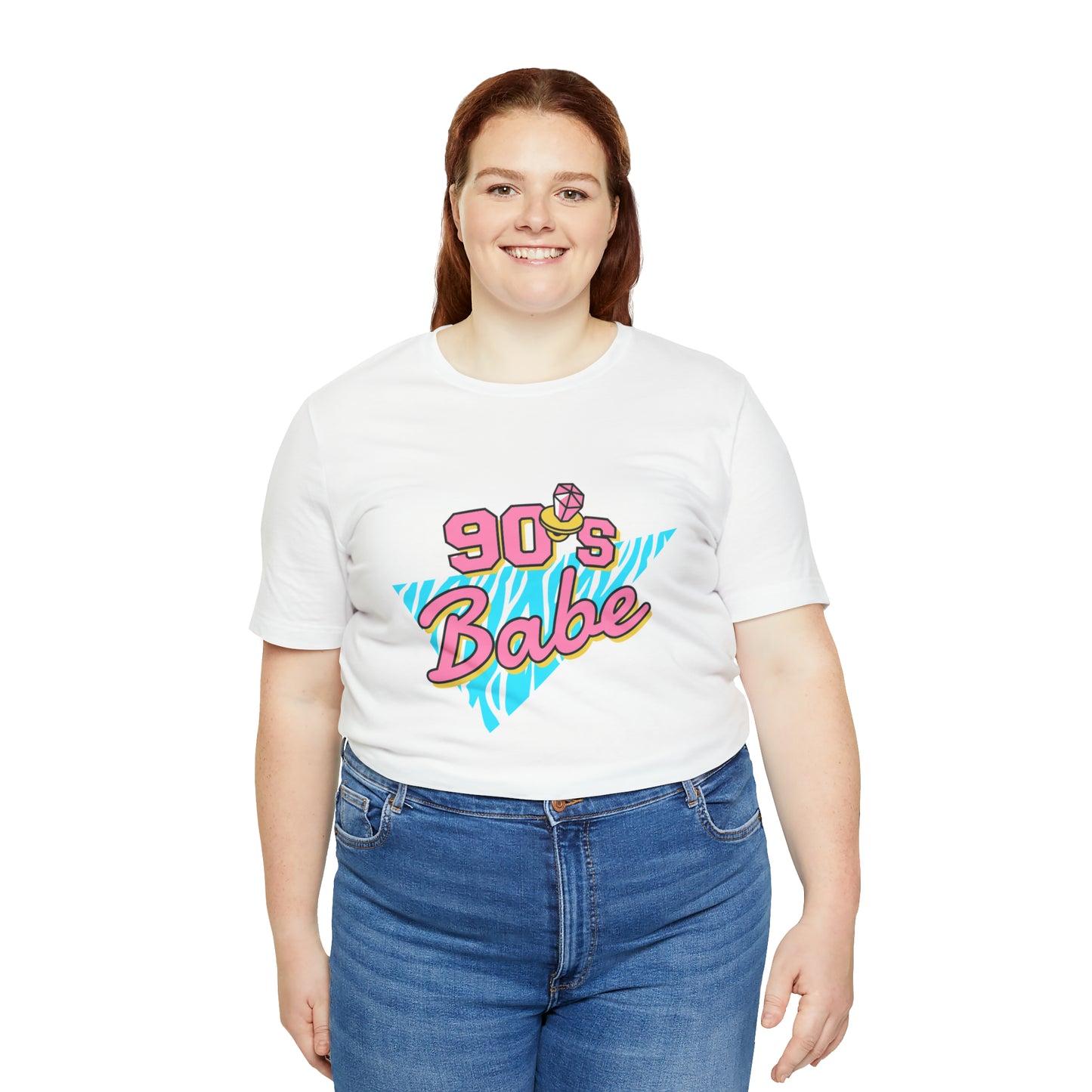 90's Babe shirt, gift for her, Christmas shirt, galantine gift best friend trip, Unisex Jersey Short Sleeve Tee