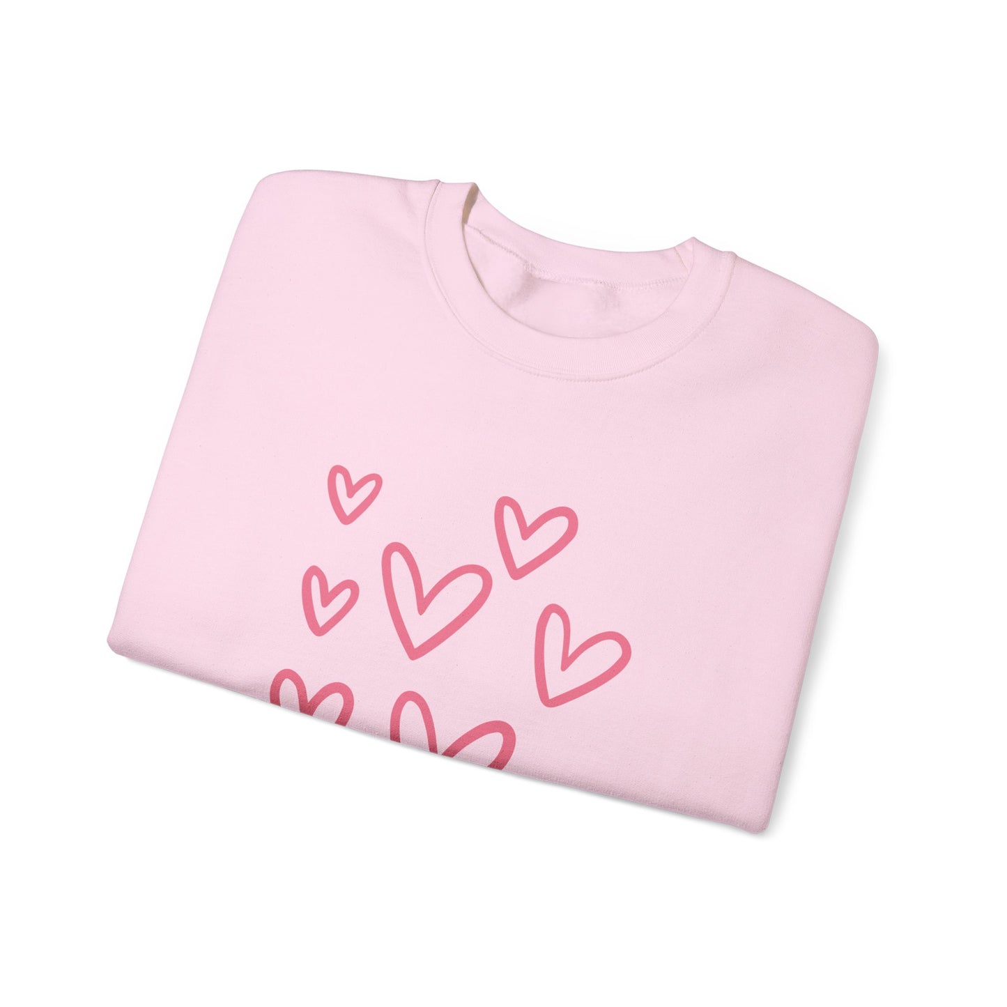 Heart Valentine's Day sweatshirt valentines shirt gift for her best friend gift galentine's day gift crewneck sweater women sweater love