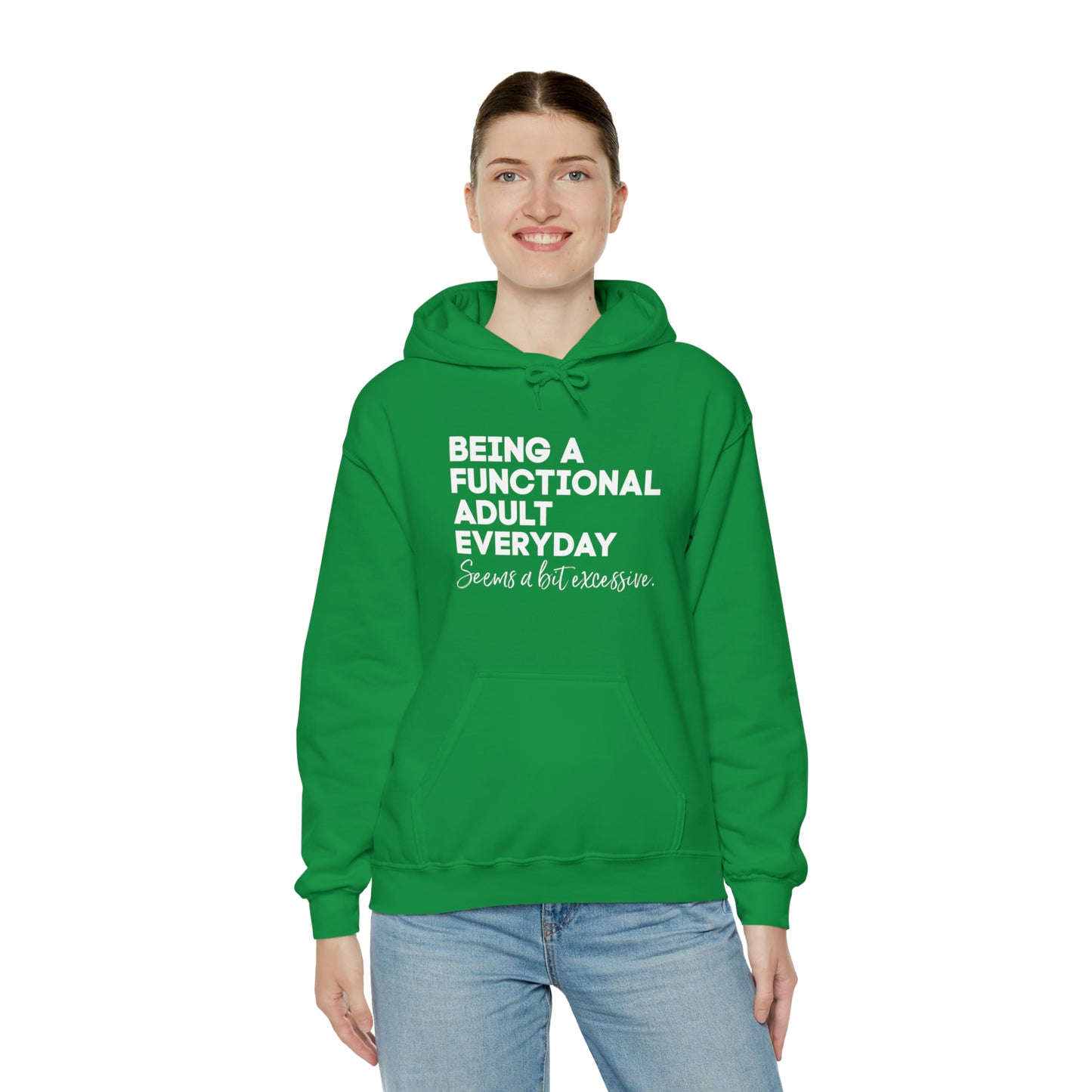Being a functional adult sweater funny sweashirt birthday gift Christmas gifts Sweatshirt Gift for him Gift