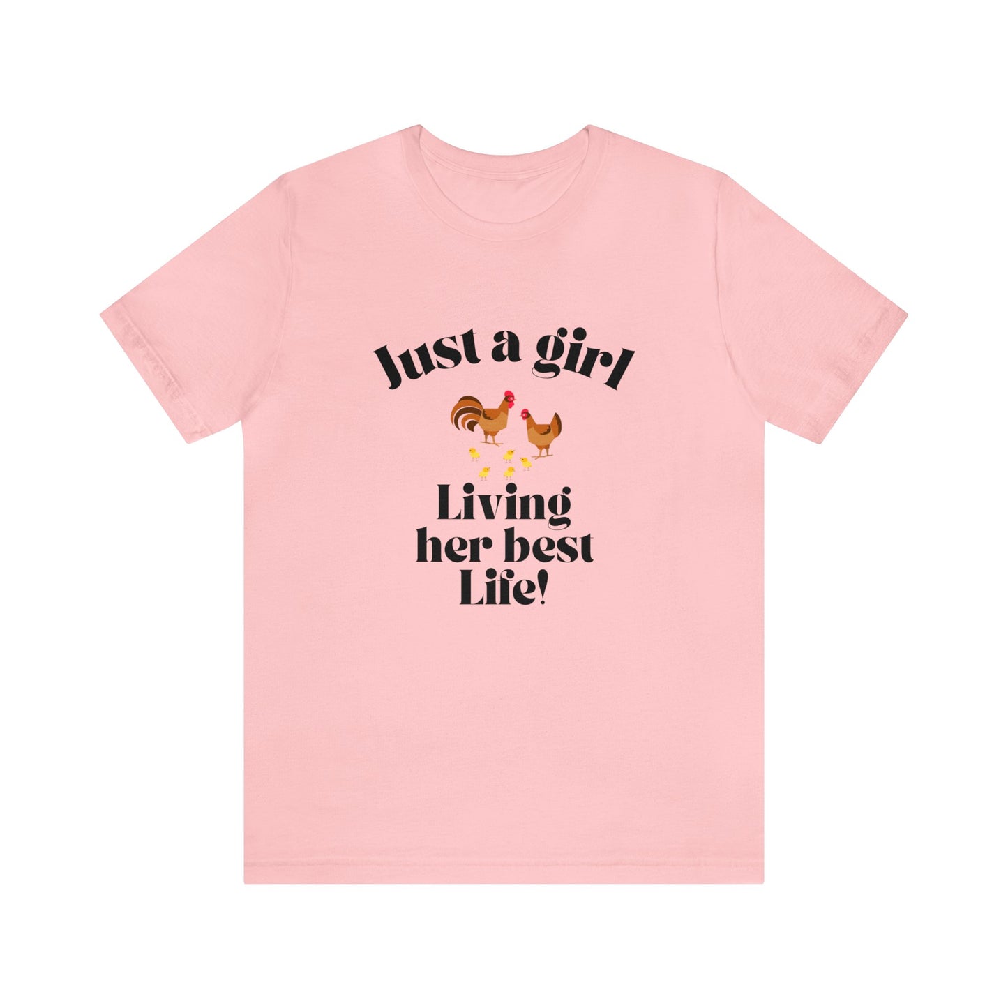 Just a girl who loves chickens shirt funny gift for her chicken shirt girlfriend shirt birthday Shirt Matching travel Tees farm life style