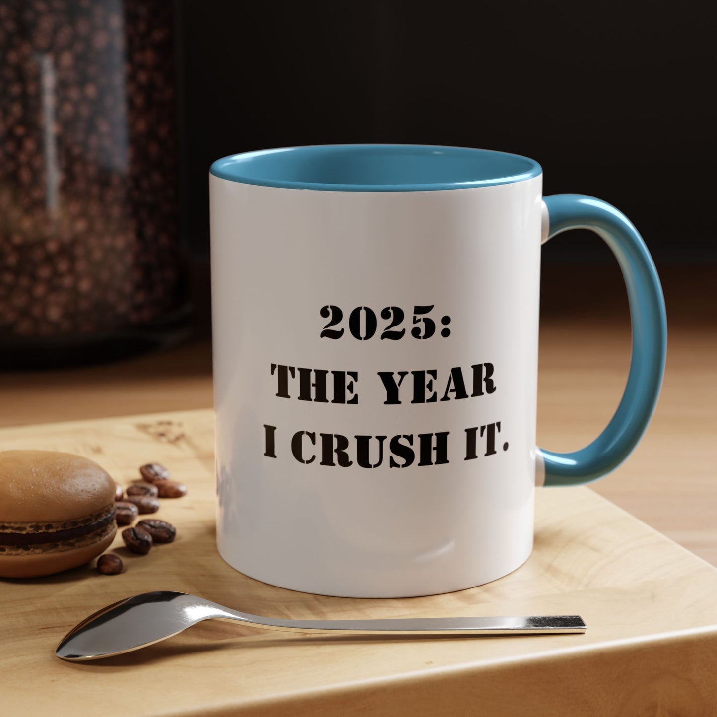 Motivational mug 2025 the yeari crush it mug positive mug Boss Gift Christmas Office Gift Work Mug Office Mug inspiration Mug coffee Gift