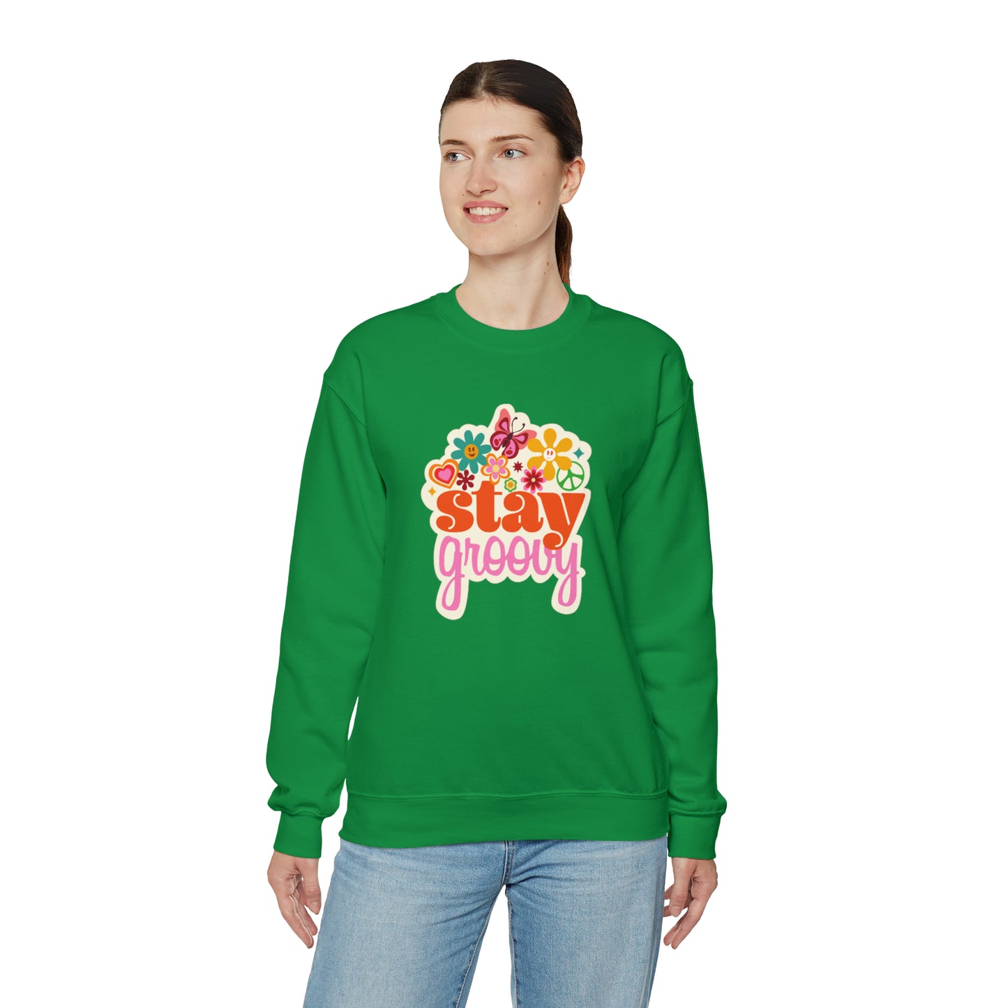 Stay Groovy sweatshirt, good vibes sweater, love inspire sweatshirt mode sweater, Homeschooling sweatshirt mom shirt, shirt unisex gift