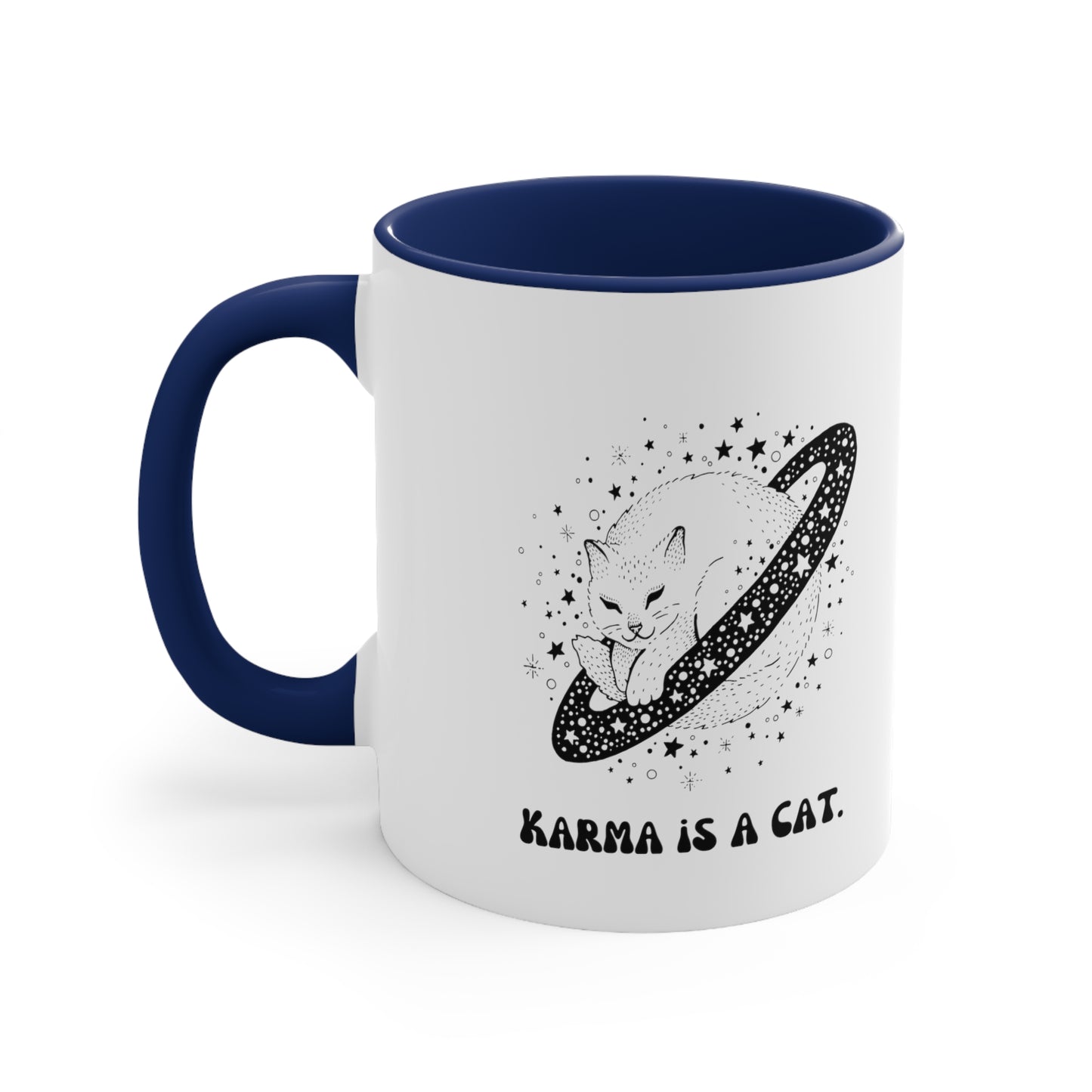 Karma is a cat mug best friend gift for her gift for him Birthday gift coffee mug tea gift for cat lover bestie valentinesday gift Christma