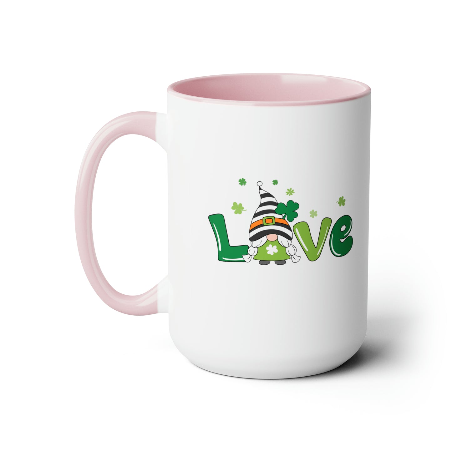 Gnome love mug Irish Love mug st Patrick's Day mug Valentines Day gift for her Coffee gift for him gift for her Mug wife Coffee tea 15oz