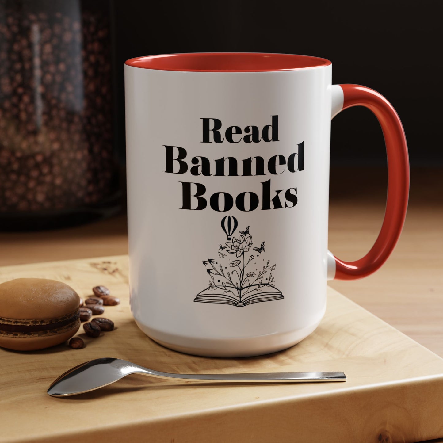 Read banned books mug book lover Coffee Mug Still In Bed Mug Funny Coffee Cup homeschooling mamaGift Cat Lover Gift christmas Gift