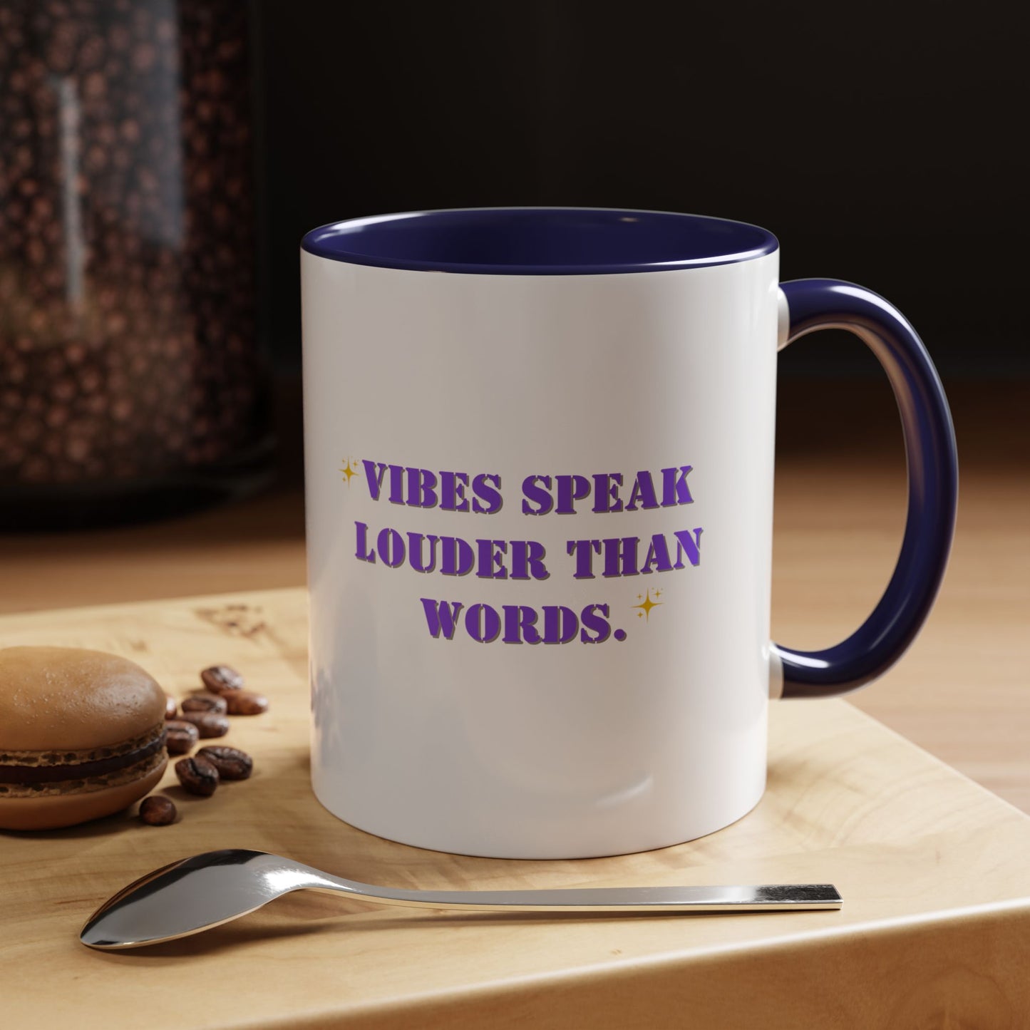 Vibes speak louder than words mug Galantines day mug Bestie gift for her gift for him tea Mug Coffee Gift for Mom sorry i can't gift