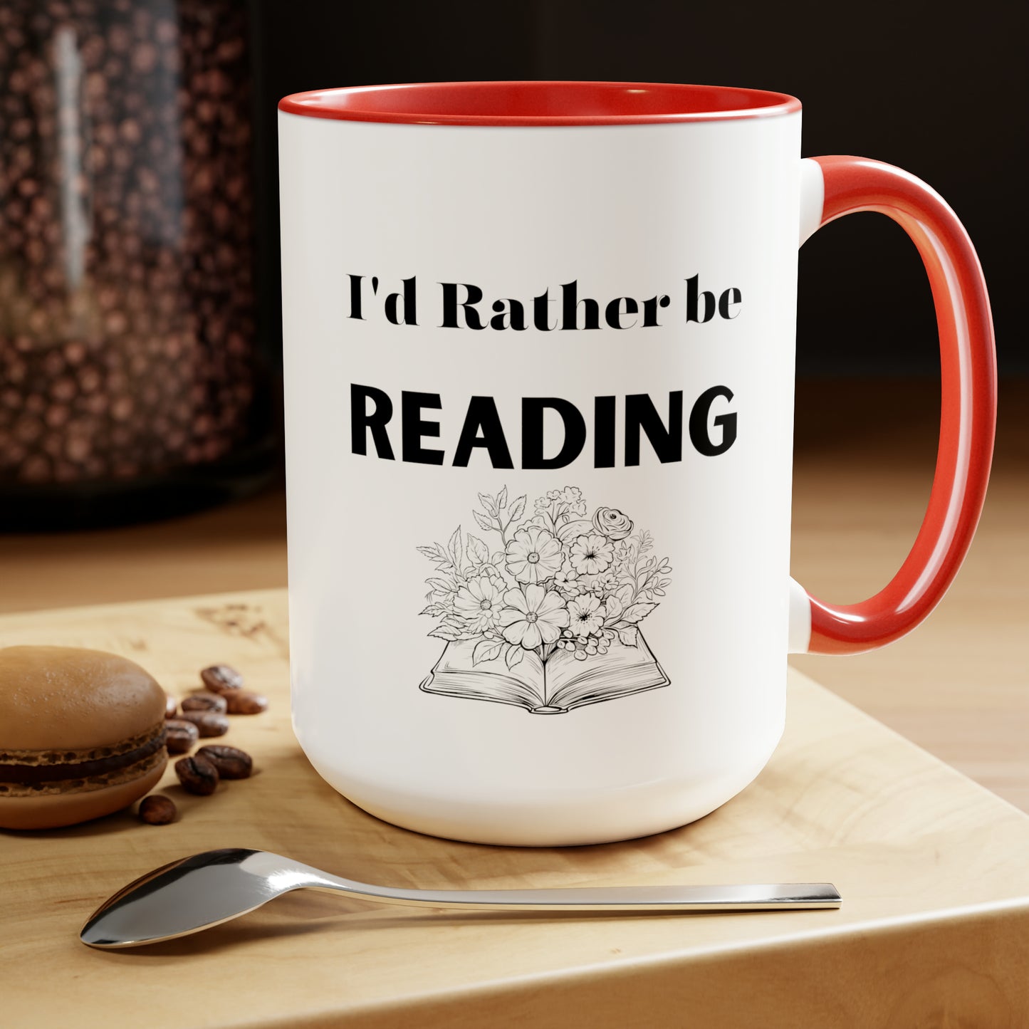 I'd rather be reading mug reading lover gift coffee mug gift for her love you daughter gift Coffee lover Mug chocolate mug gift for him