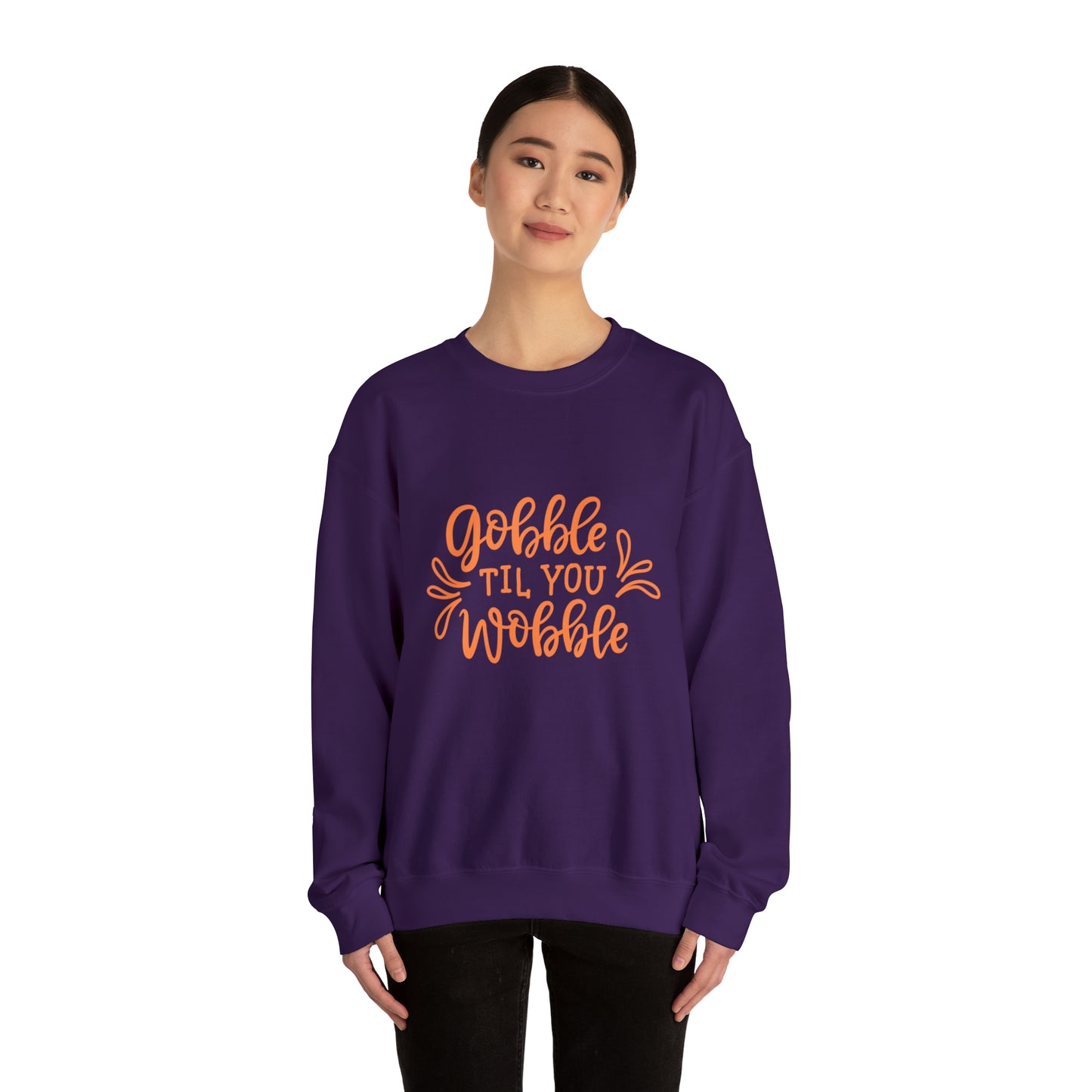 Gobble Sweatshirt Hoodie Gobble till you wobbleTurkey Sweatshirt Thanksgiving Sweatshirt Thanksgiving Hoodie Trendy Hoodie gift for her