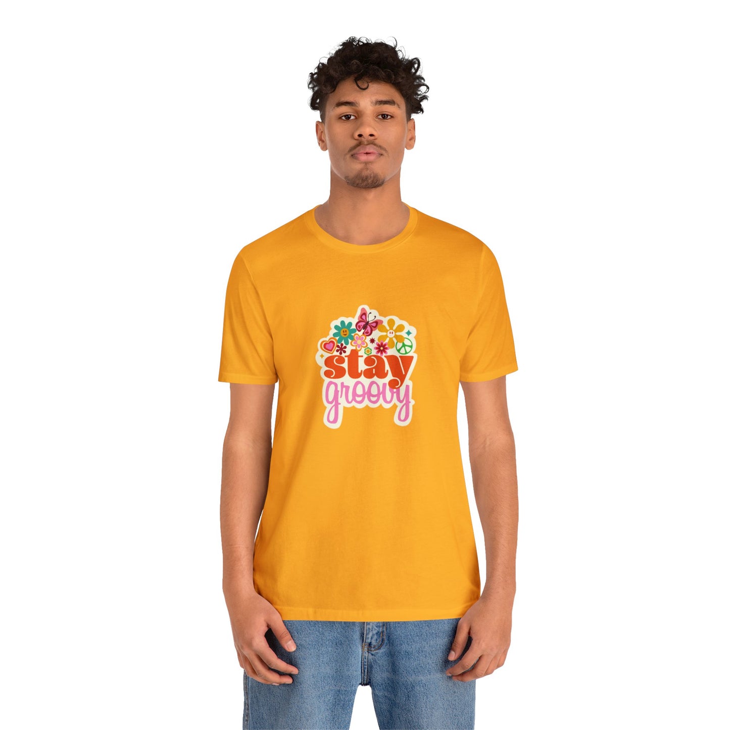 Stay Groovy Shirt Stay Groovy Tshirt Groovy Tee Groovy Birthday Party Outfit Stay Groovy Tee Hippie Shirt Groovy best friend gift for her