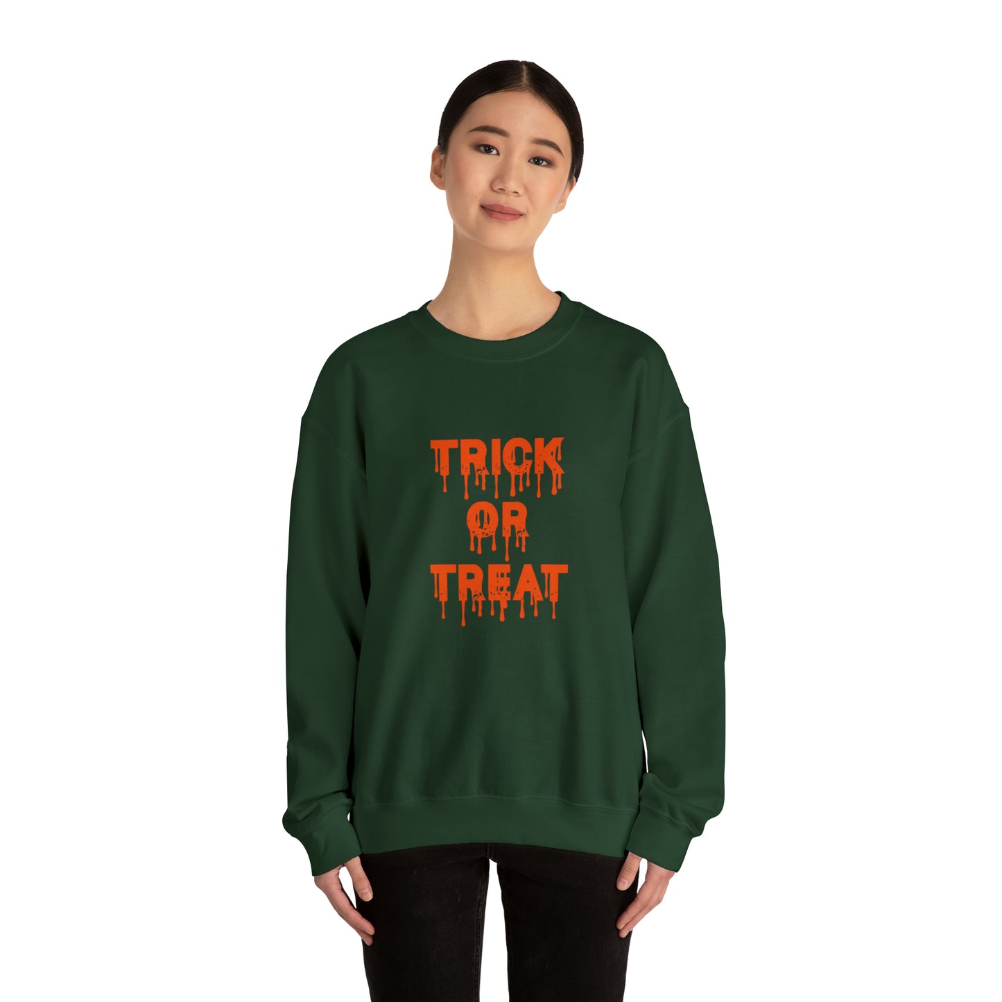 Trick or Treat Funny Halloween Sweatshirt Funny Halloween Horror Shirt, Halloween Funny Tee unisex gift gift for her for him