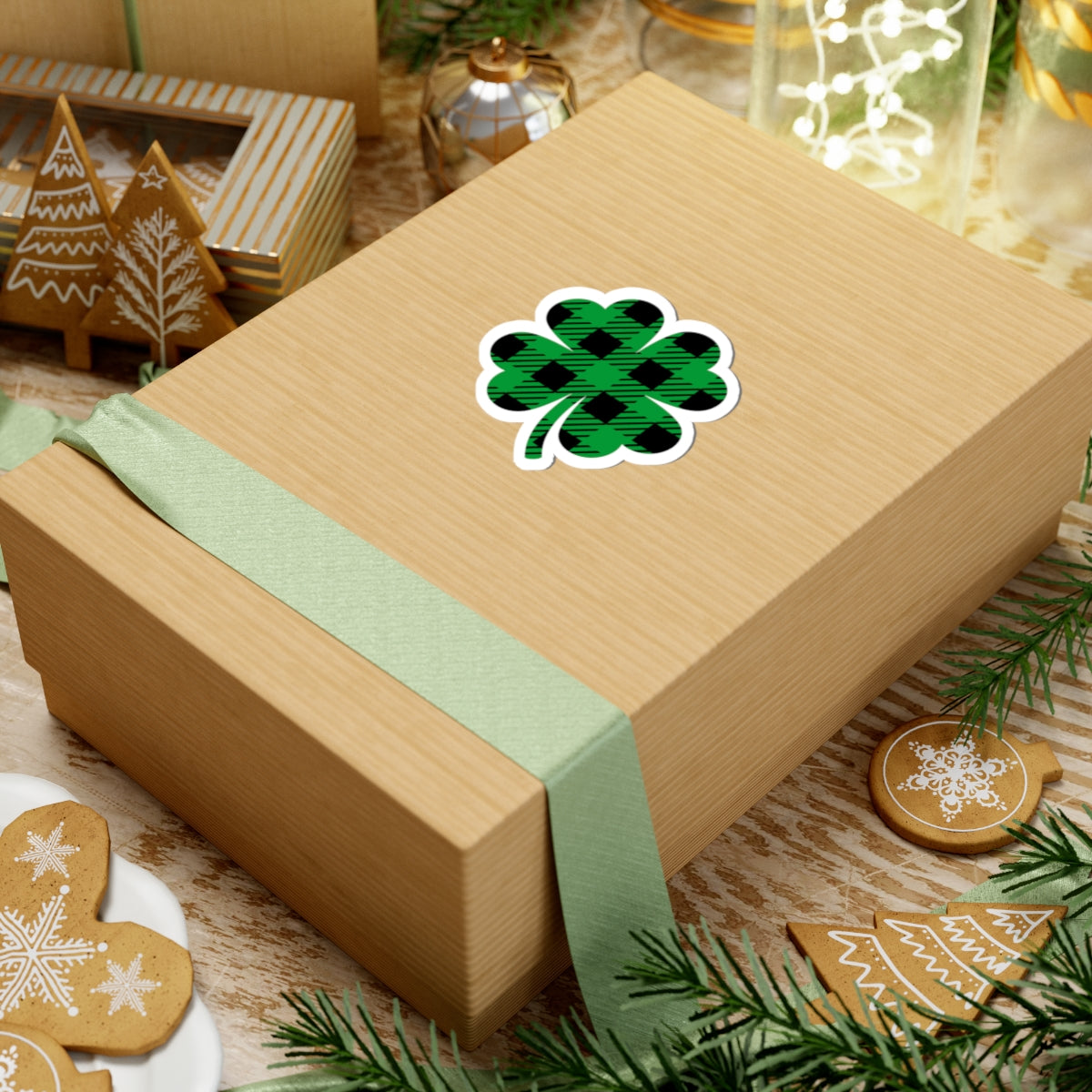 Four leaves clovers sticker st. Paddys sticker life st Patrick's day Motivating sticker keep trying sticker gift forher giftforhim girlboss