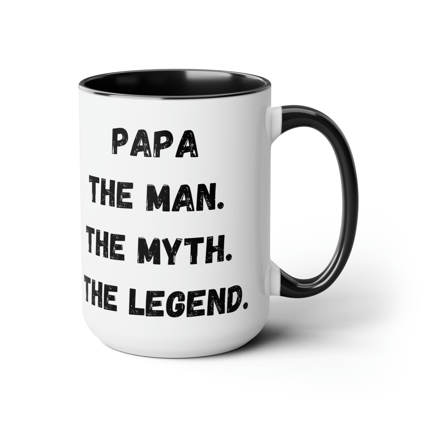 Papa the man the myth the legend mug Daddy mug love you dad gift Coffee Mug pregnancy reveal gift heart mug gift for her Mug wife Coffee tea