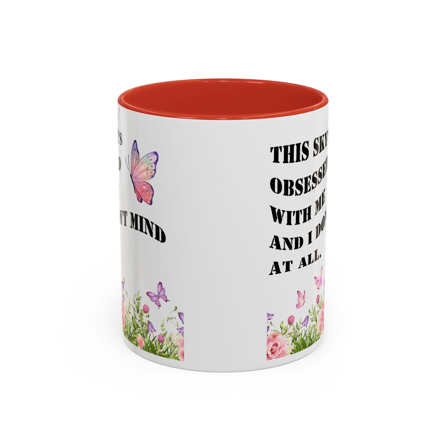 Morning affirmations mug sky's obsessed with me manifesting mug delulu era mug Christmas gift for her gift for him bestie Mug