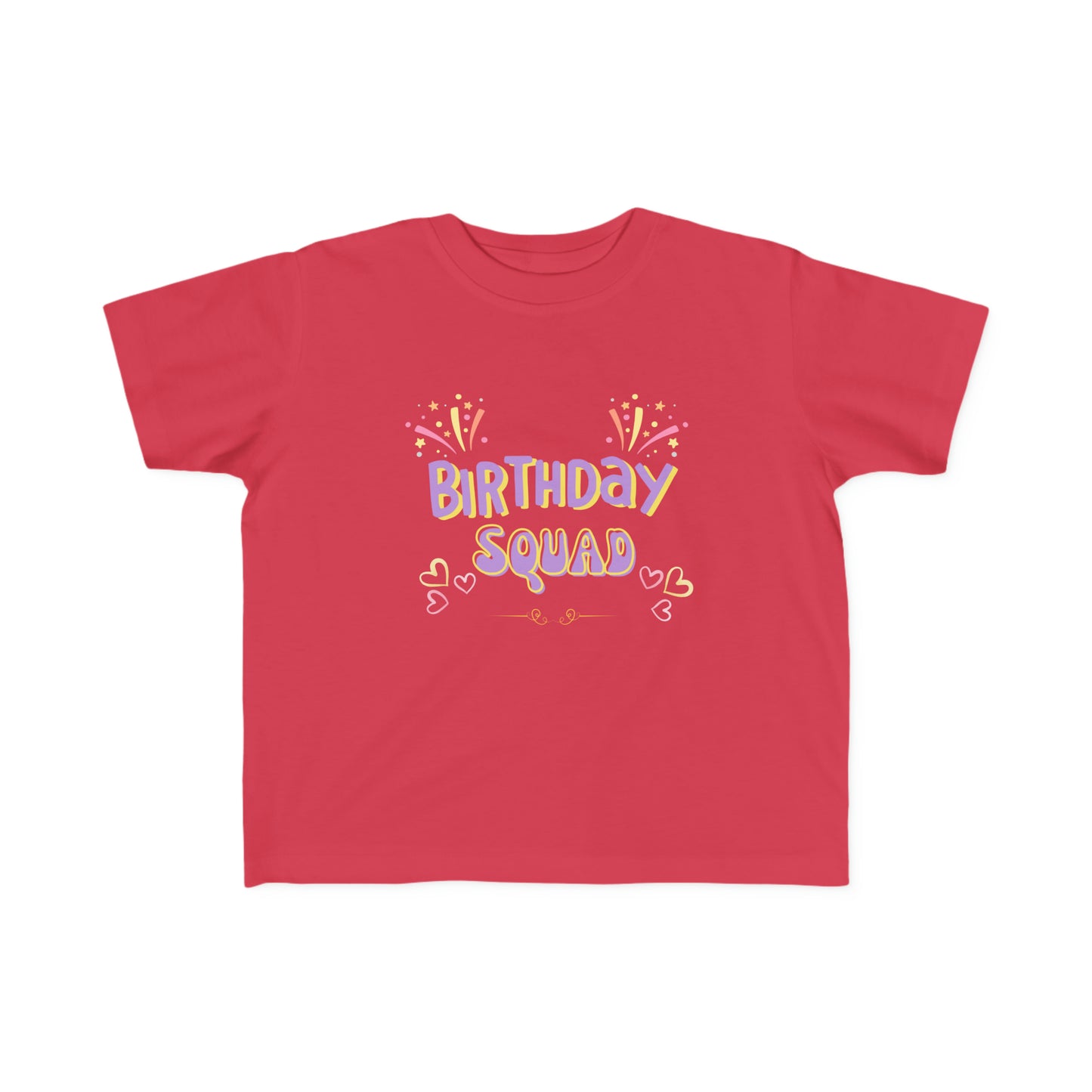 Birthday squad shirt toddler birthday shirts Birthday party Tshirt T-rex fun tee, Toddler's Fine Jersey Tee